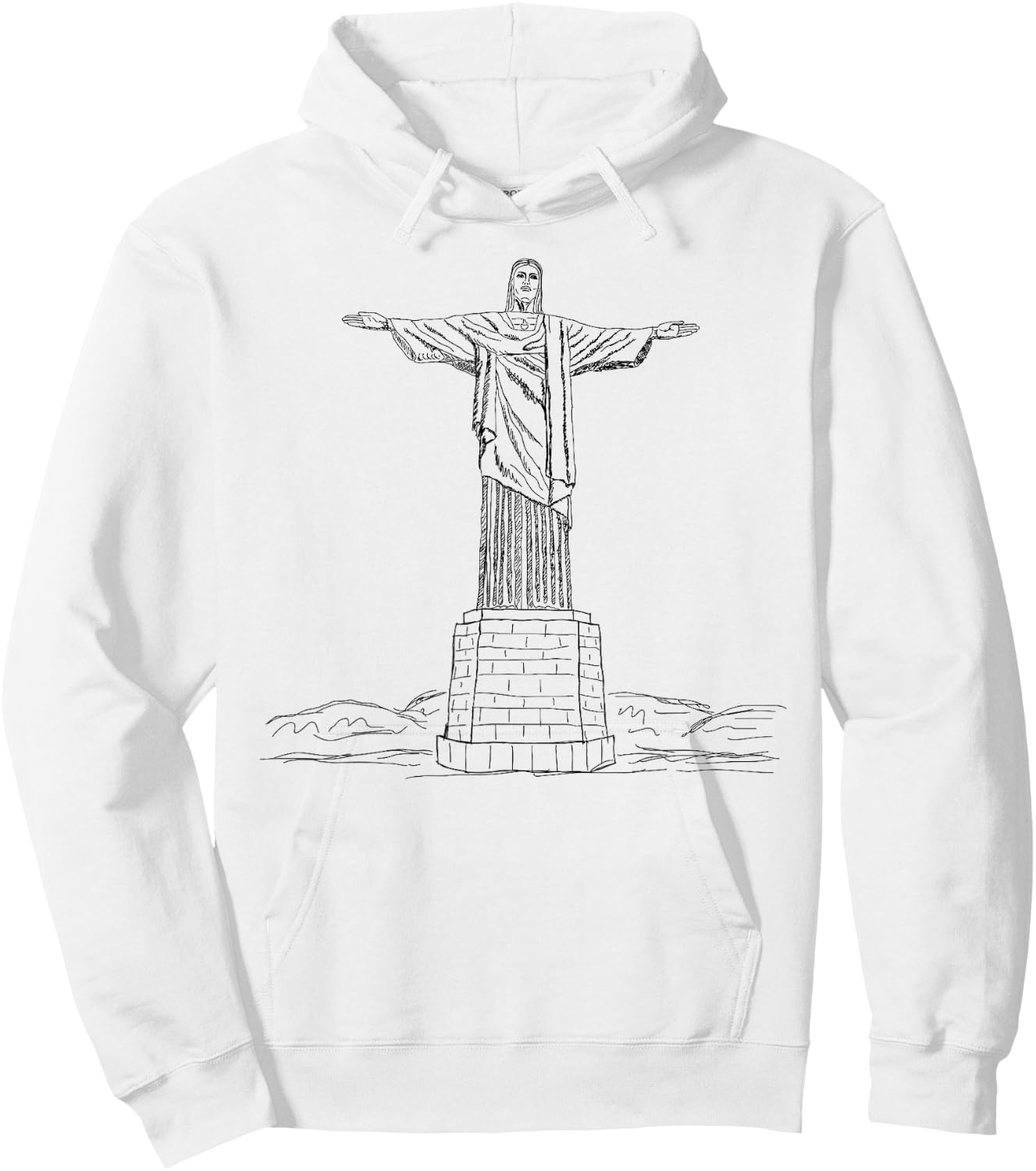 Christ the Redeemer Statue, Rio de Janeiro Brasil Christian Hoodie - Hoodie | White