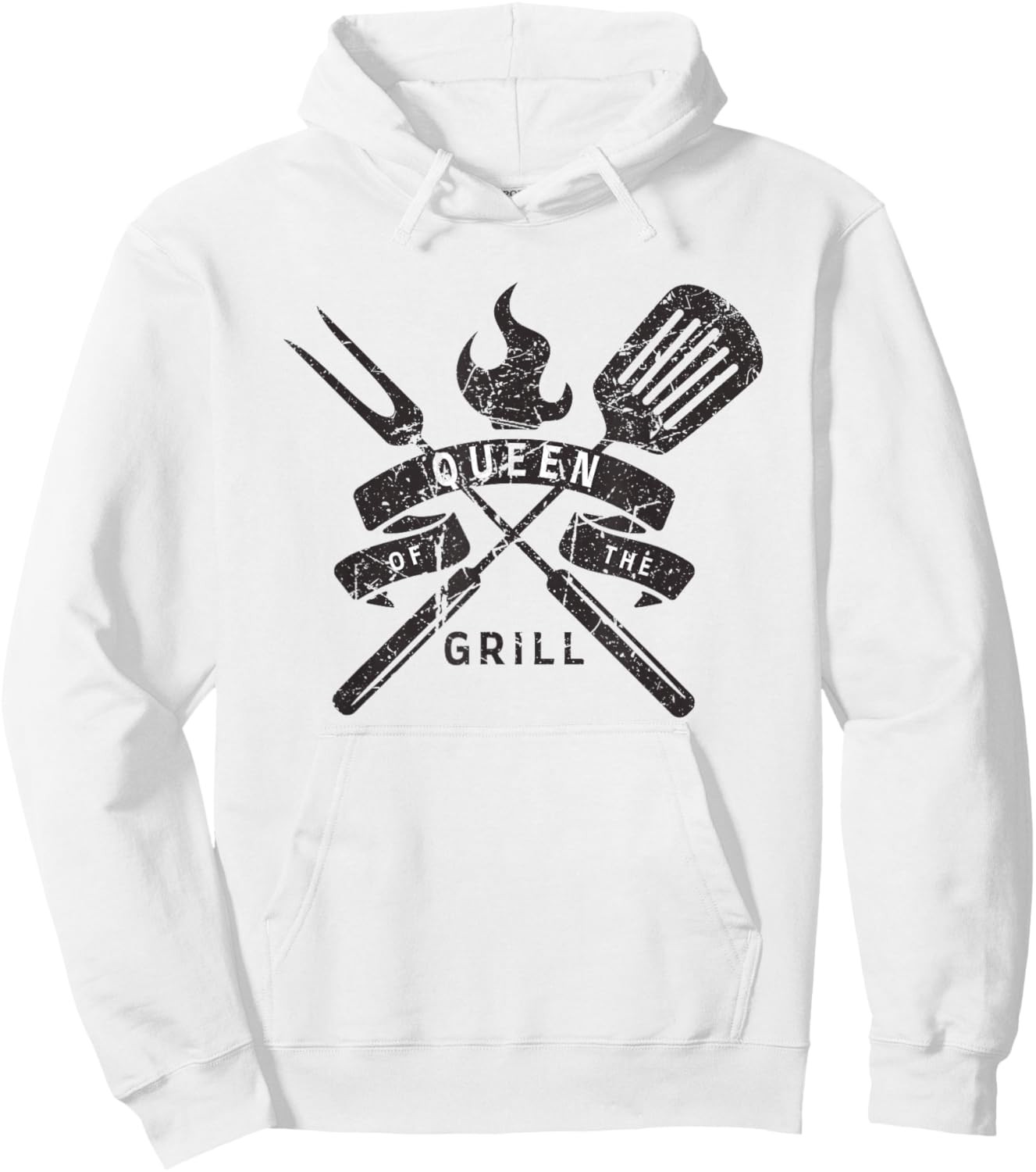 Queen of the Grill - Grilling Master Quote Hoodie - Hoodie | White