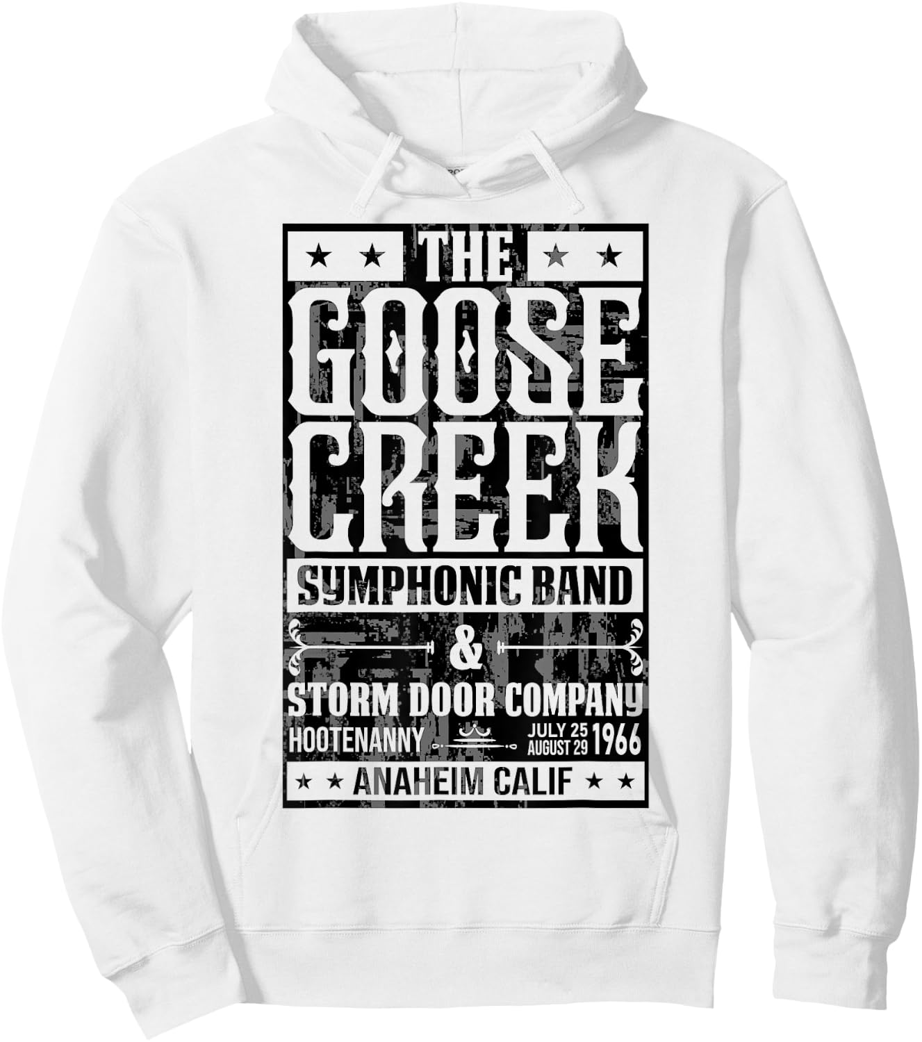 The Goose Creek Symphonic Band & Storm Door Company Hoodie - Hoodie | White