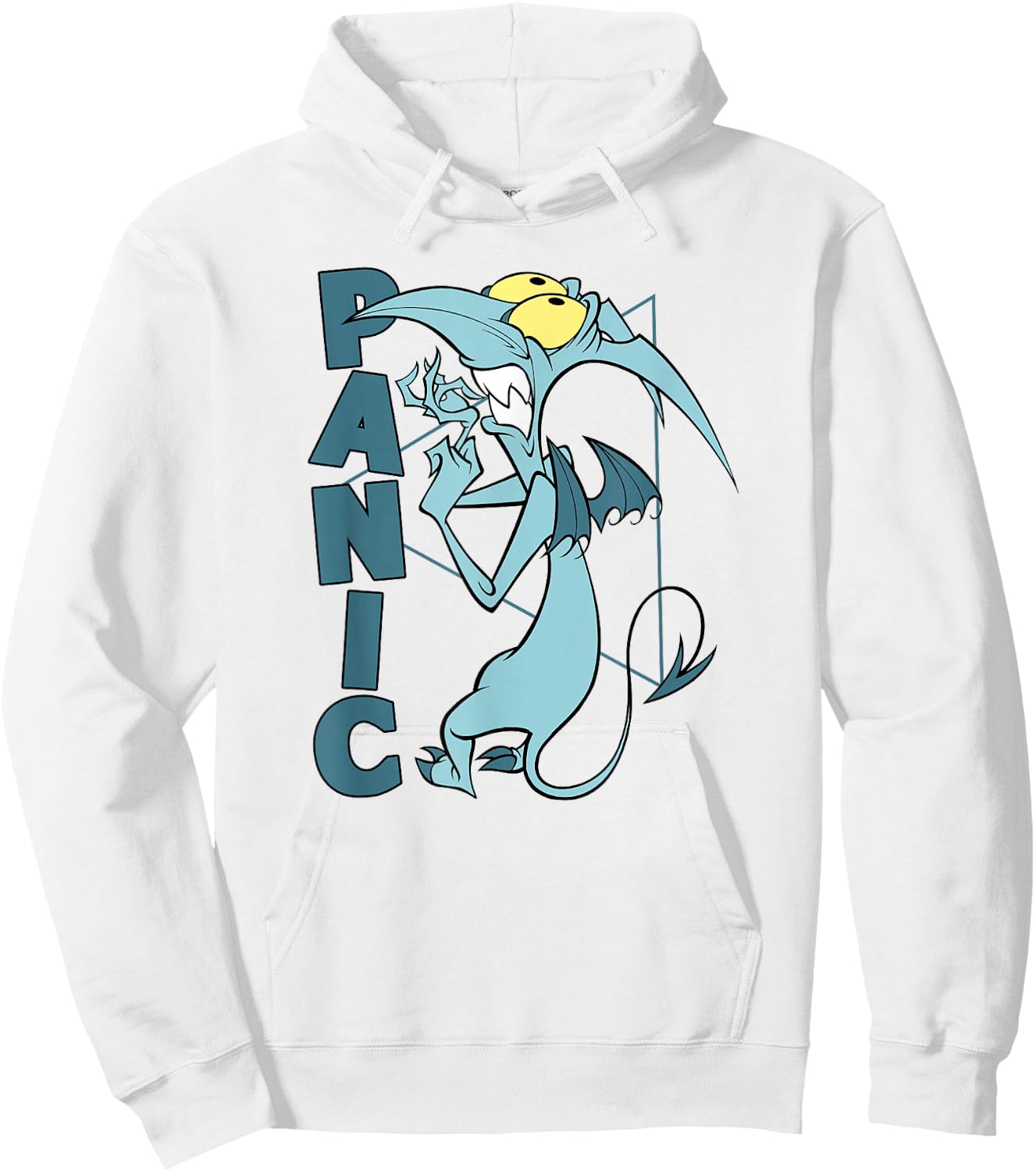 Disney Hercules Panic Geometric Name Portrait Hoodie - Hoodie | White
