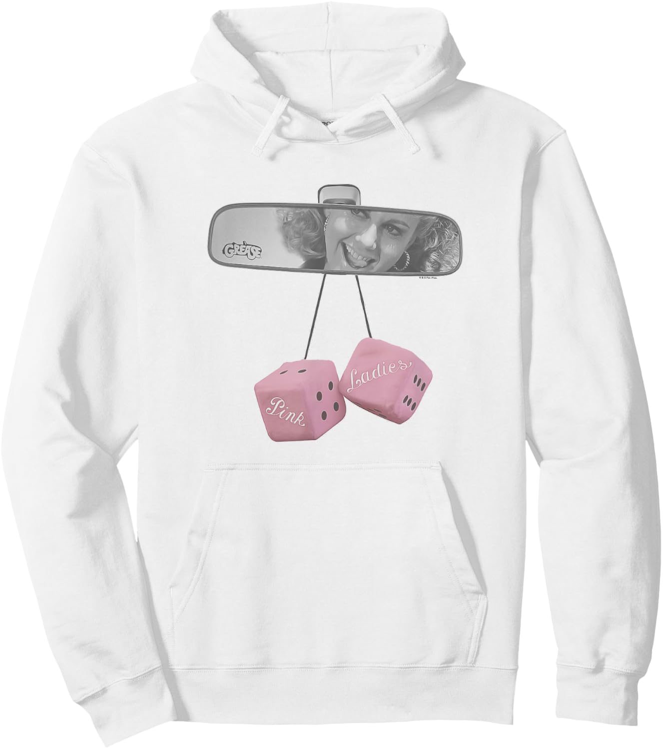 Grease - Sandy in the Rear View Hoodie - Hoodie | White
