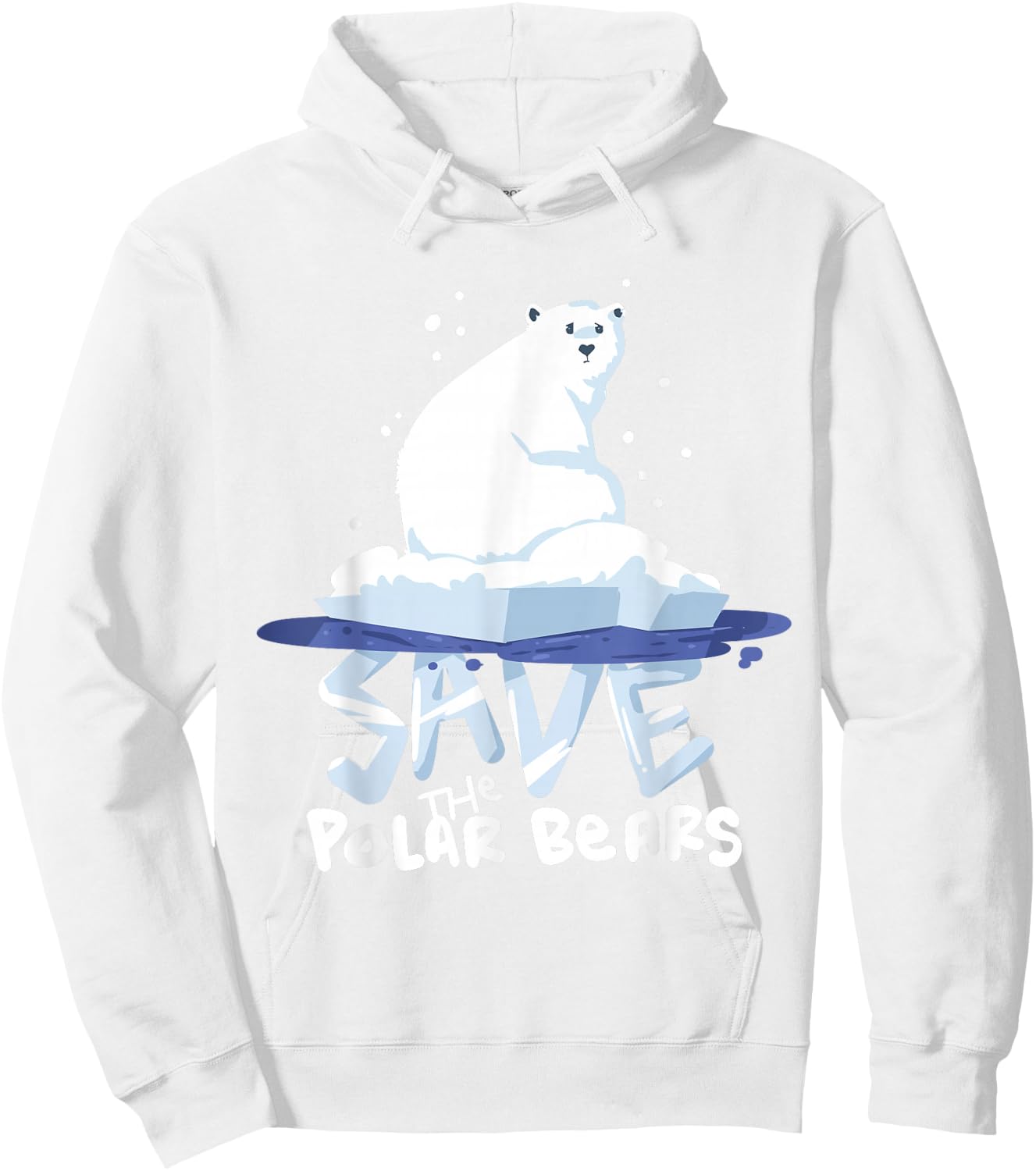 Save The Polar Bears Save Animals Shirt Gift. Hoodie - Hoodie | White