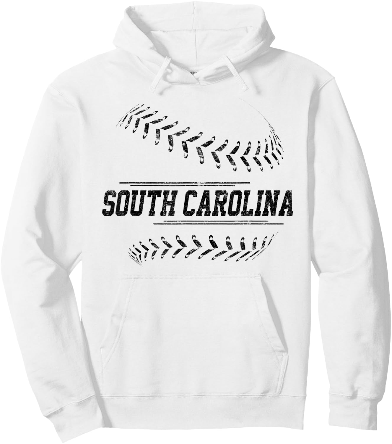 South Carolina Baseball State Pride Team Sport Hoodie - Hoodie | White