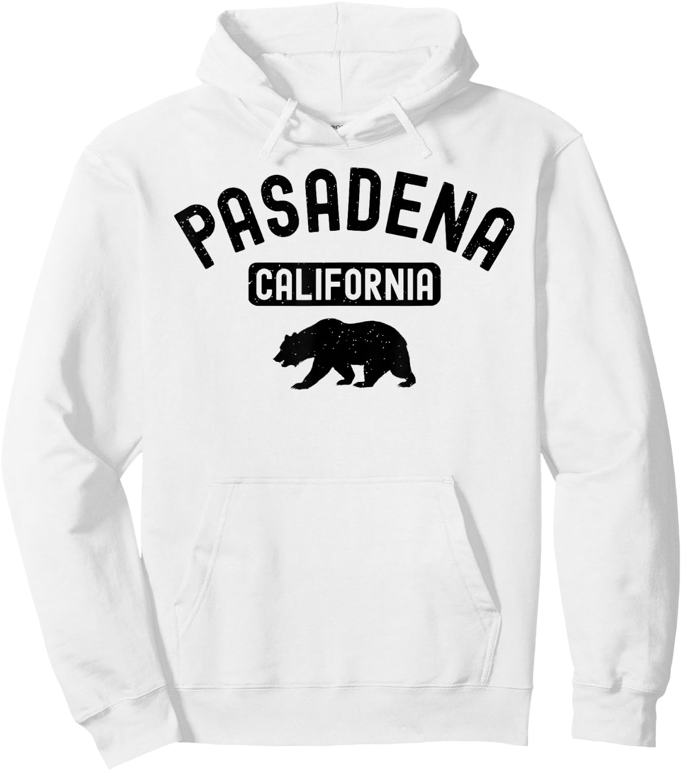 Pasadena California 626 Bear San Gabriel Valley Old Town Hoodie - Hoodie | White