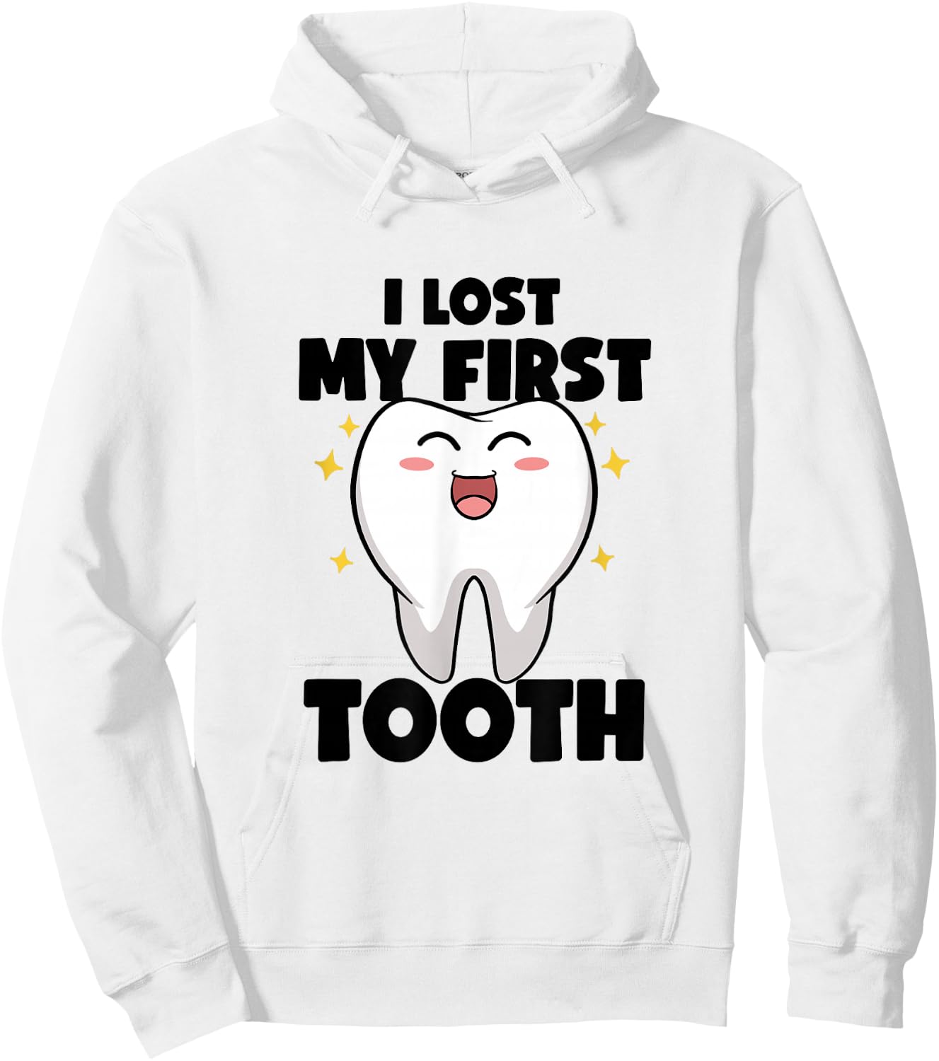 I Lost My First Tooth Kids Baby Teeth Pediatric Dentist Hoodie - Hoodie | White