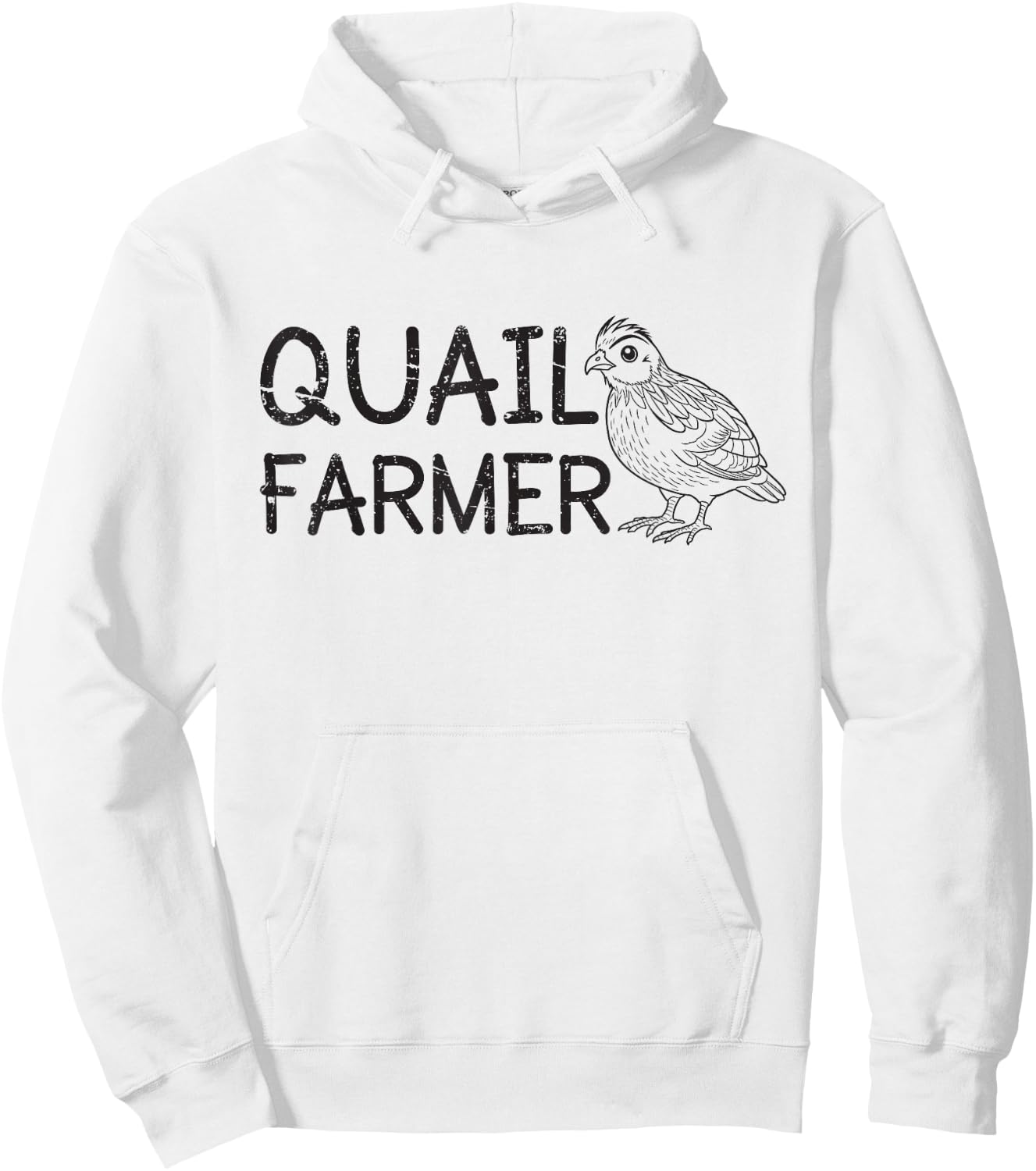 Coturnix Quail Lovers Funny Quail Breeder Quail Farmer Hoodie - Hoodie | White