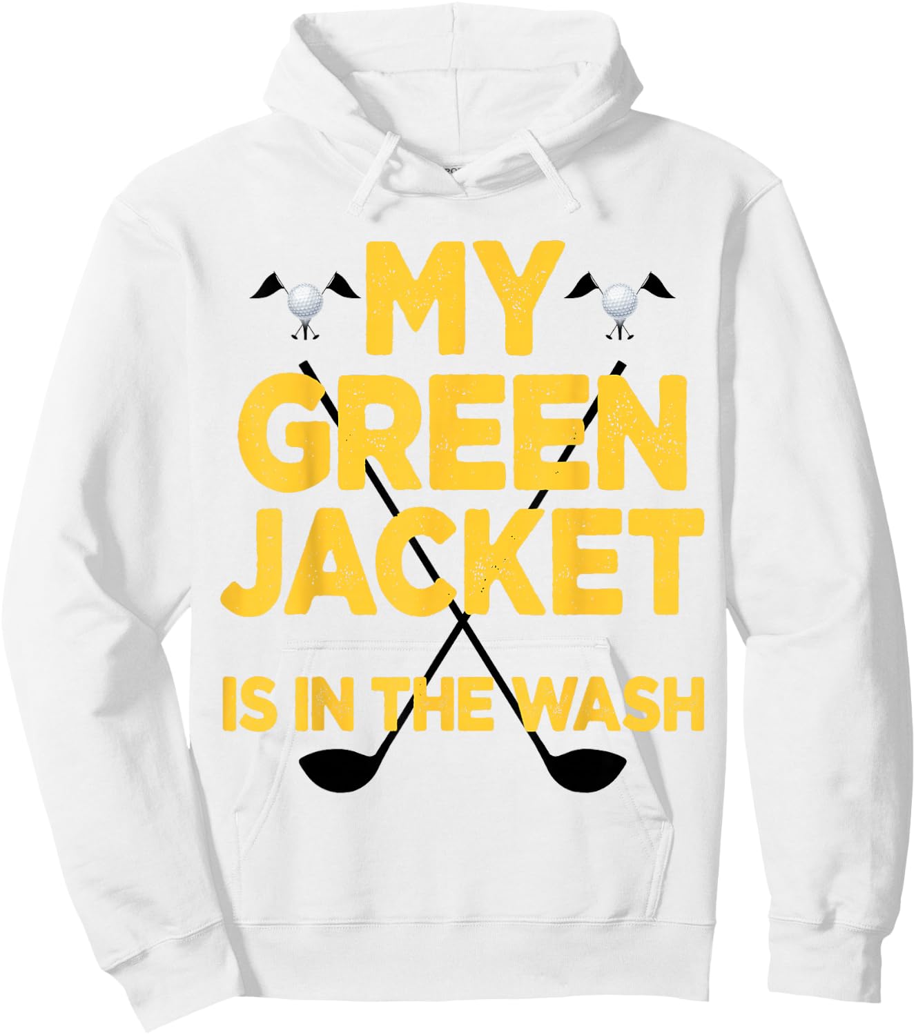 Jacket Green in the Wash Master Golf Golfer Player Hoodie - Hoodie | White