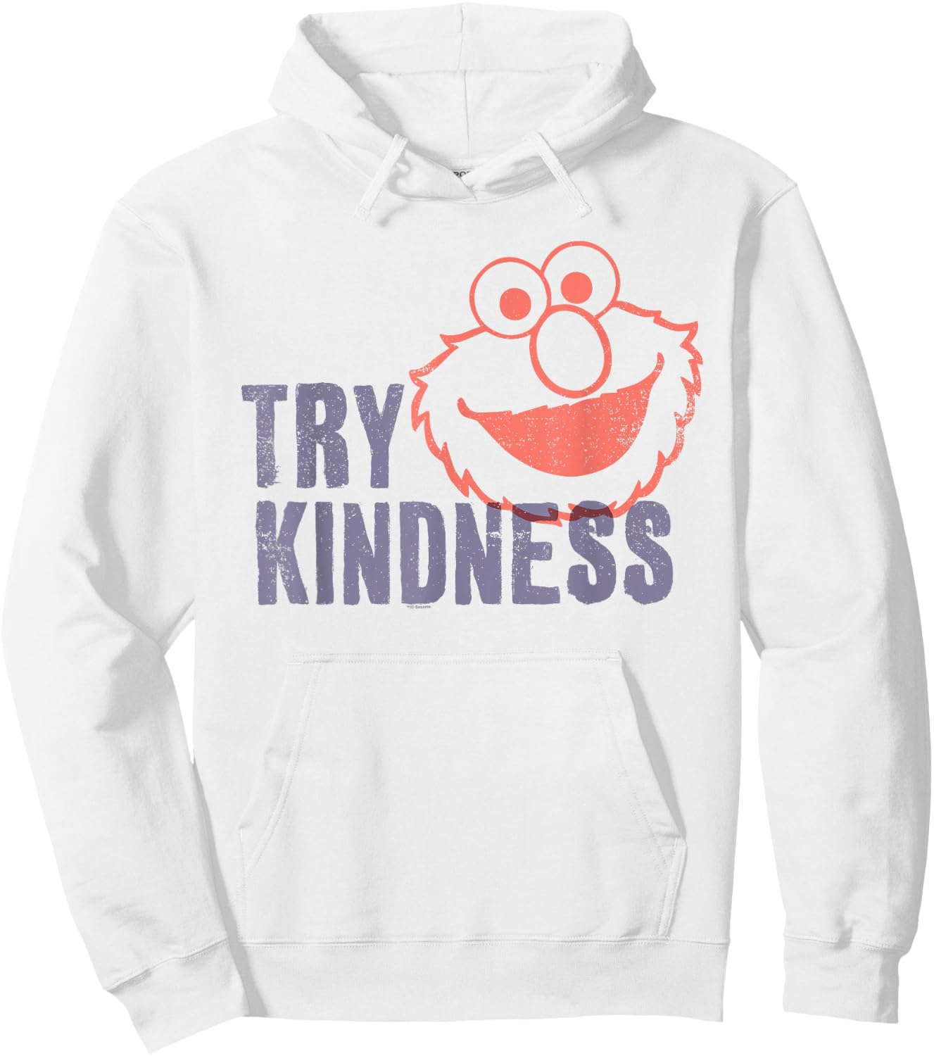 Sesame Street Try Kindness With Elmo Hoodie - Hoodie | White