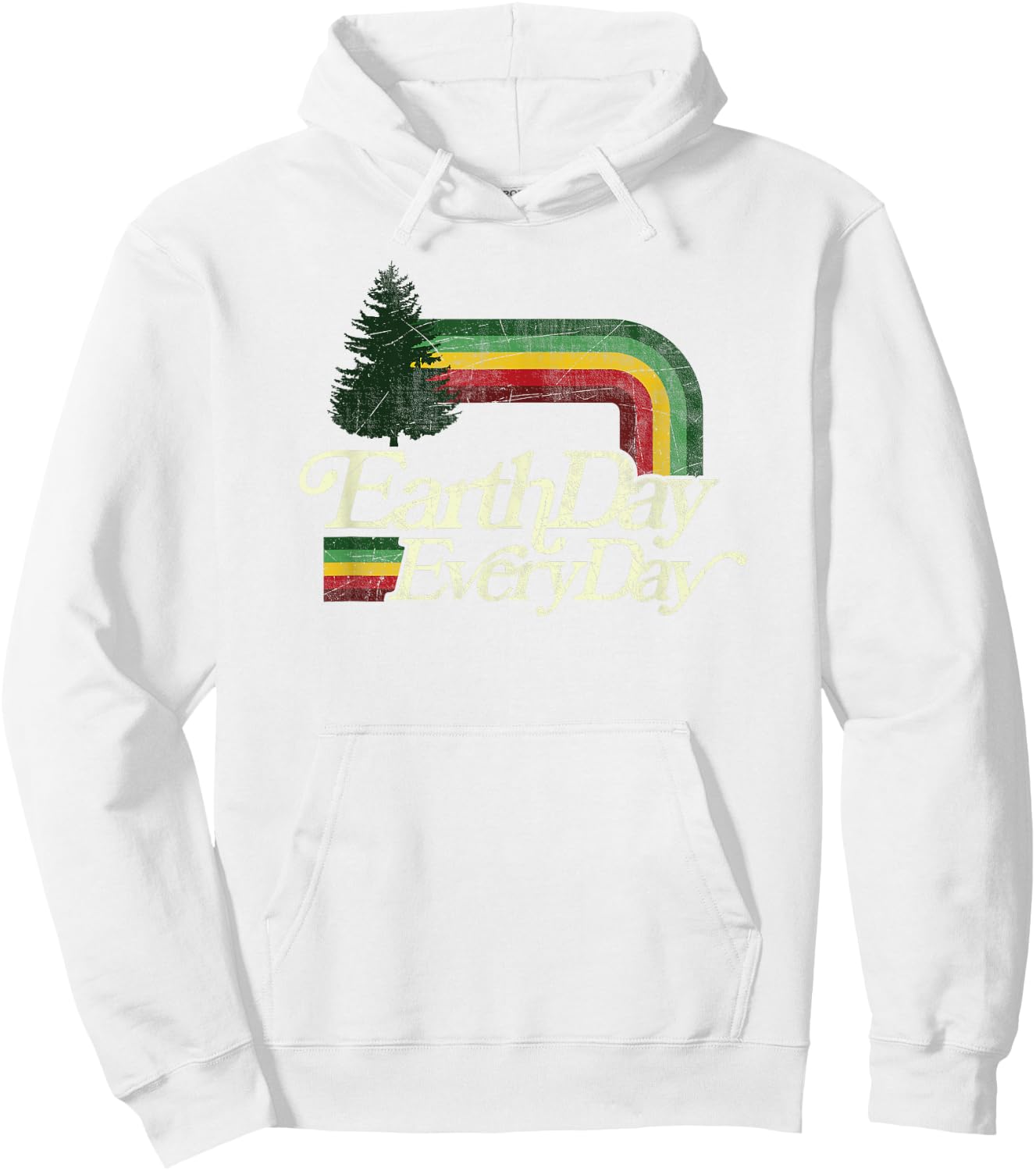 Cute Earth Day Everyday Retro Vintage Hoodie - Hoodie | White