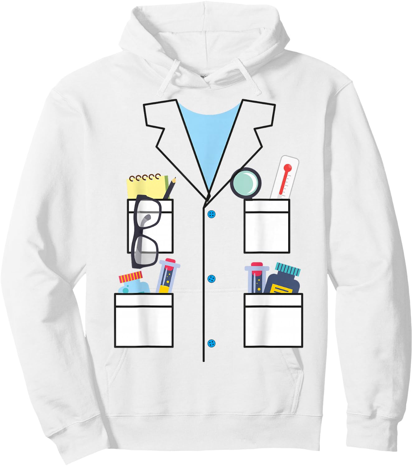 Scientist Halloween Costume Cute Chemist Science Hoodie - Hoodie | White