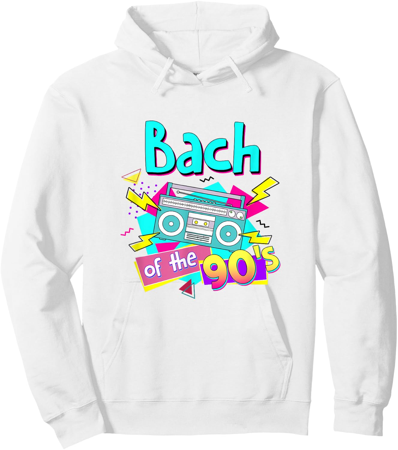 Bach Of The 90's Bridesmaids 90s Theme Bachelorette Matching Hoodie - Hoodie | White