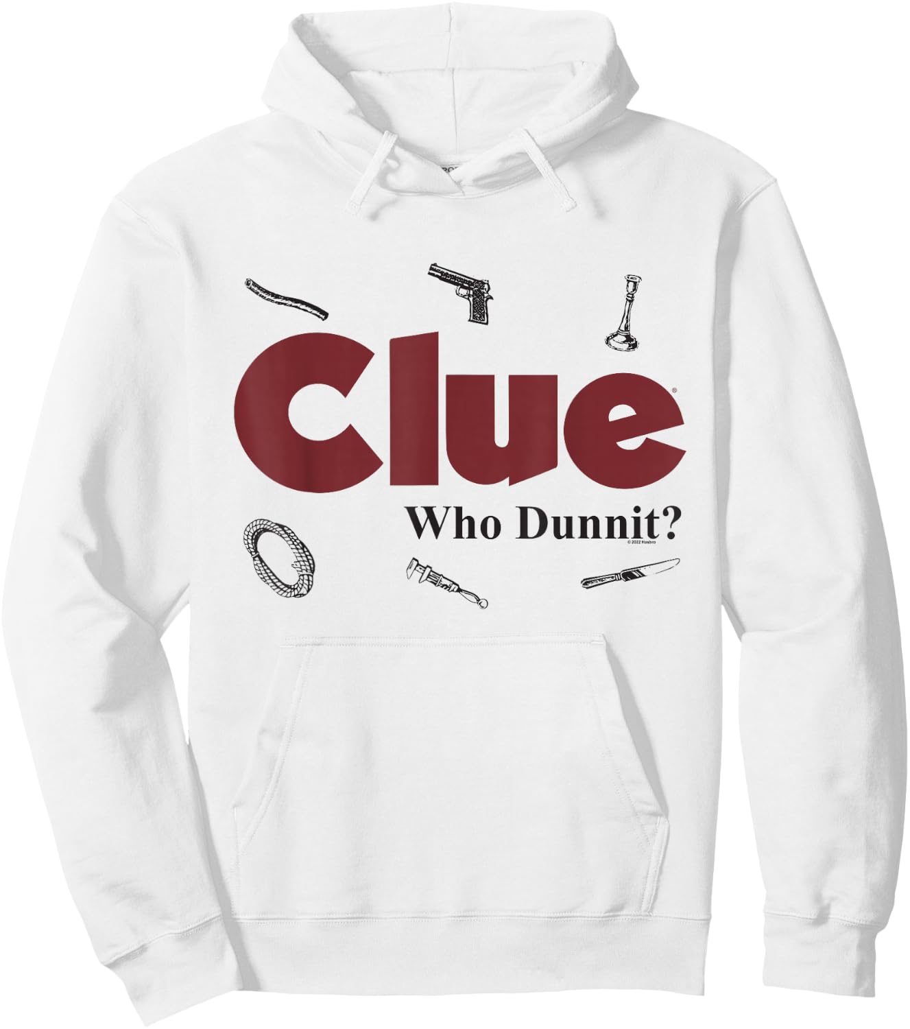 Clue Who Dunnit? Hoodie - Hoodie | White