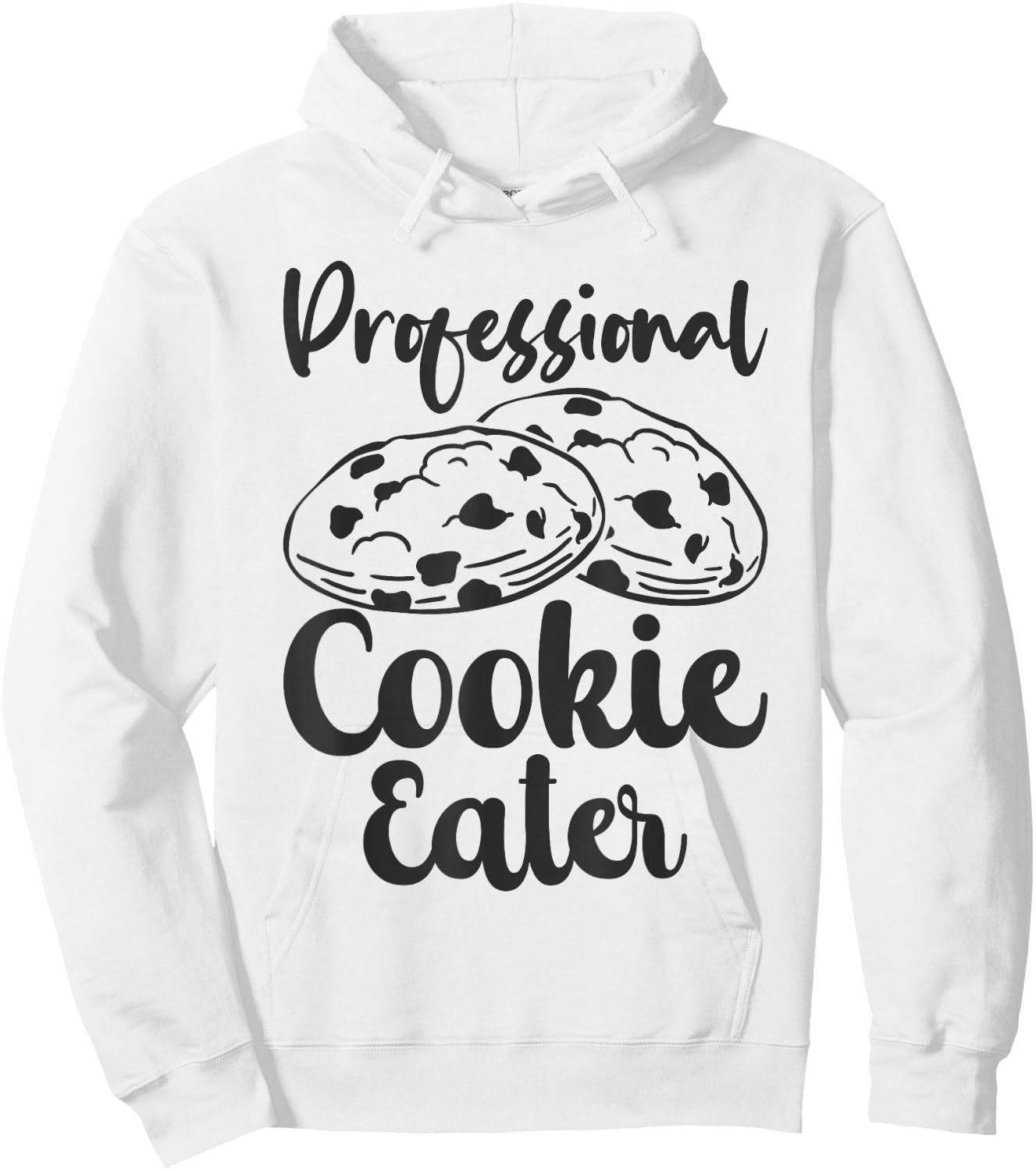 Professional Cookie Eater Baker Baking Chocolate Lover Hoodie - Hoodie | White