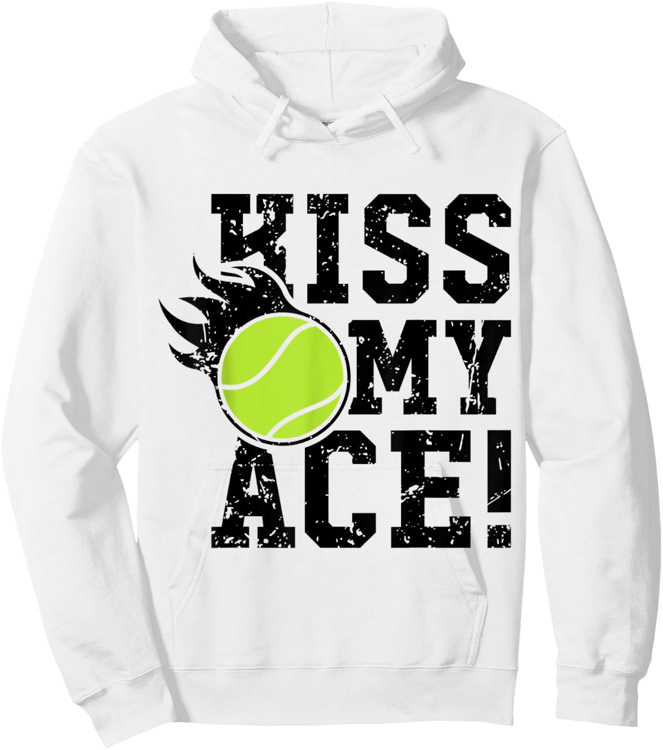 Kiss my Ace Tennis Hoodie - Hoodie | White