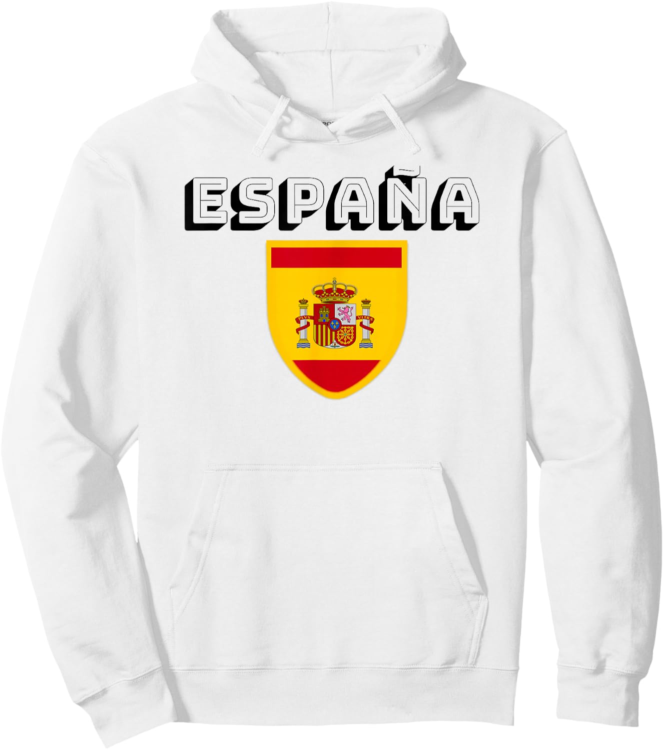 Espana Spanish Football Soccer Jersey Jersies Ball Top Hoodie - Hoodie | White