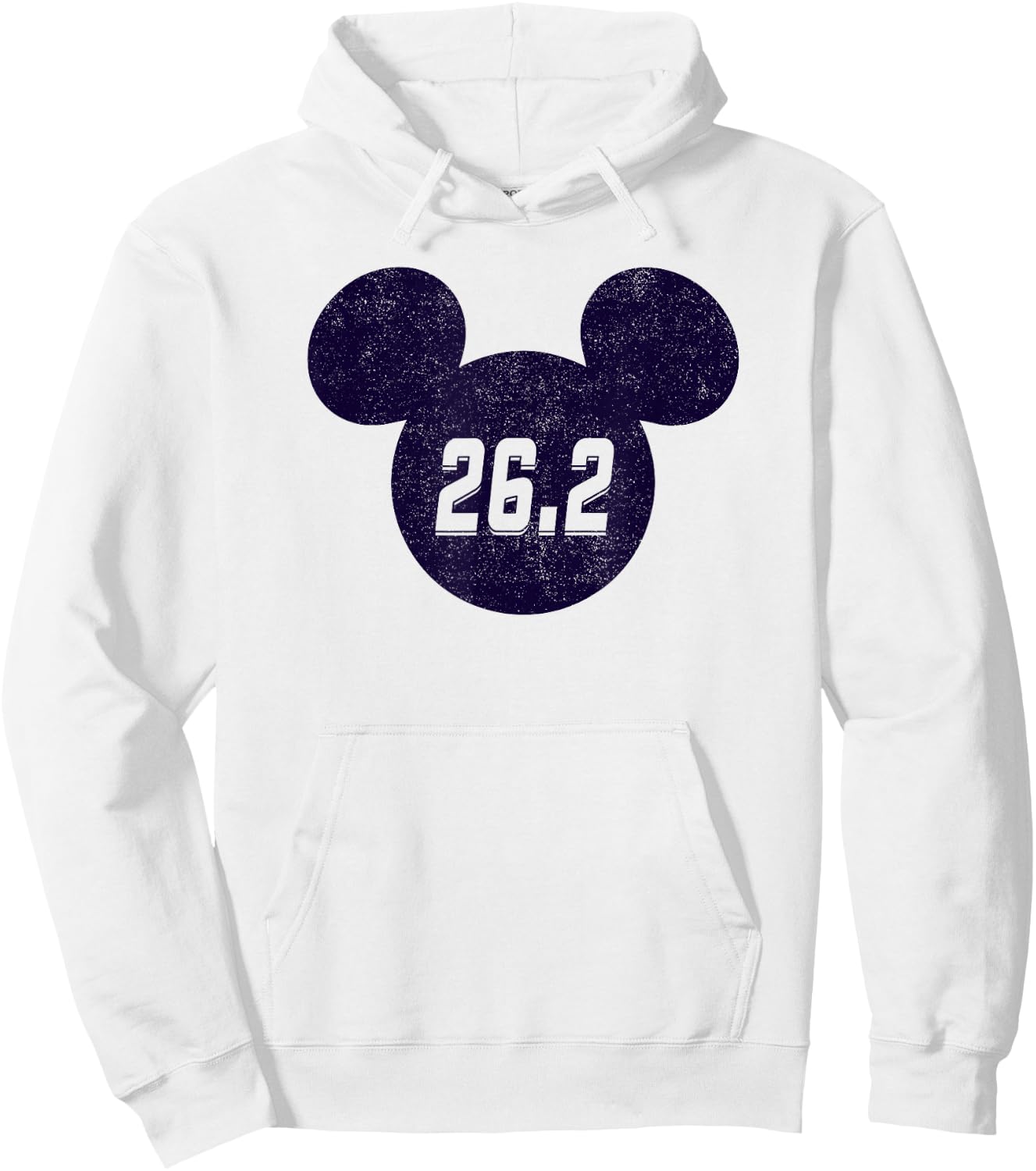 Disney Mickey Mouse Marathon 26.2 Fitness Runner Hoodie - Hoodie | White