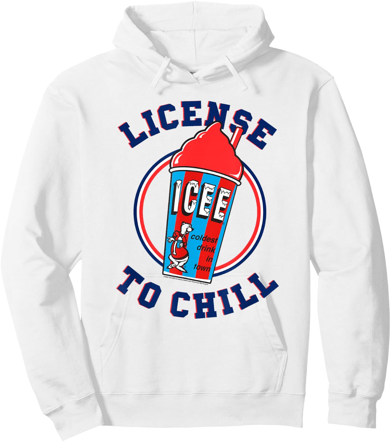 ICEE Classic License To Chill Hoodie - Hoodie | White