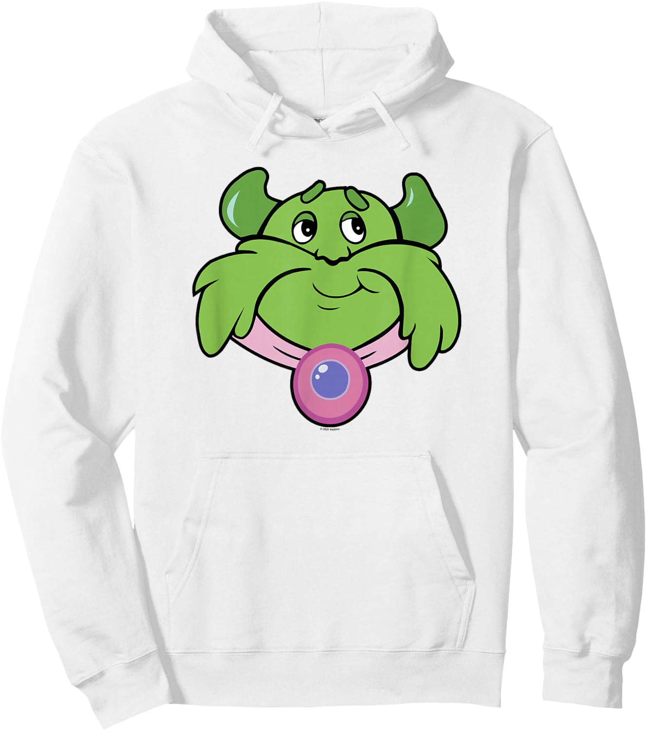 Candy Land Halloween Plumpy Big Face Hoodie - Hoodie | White