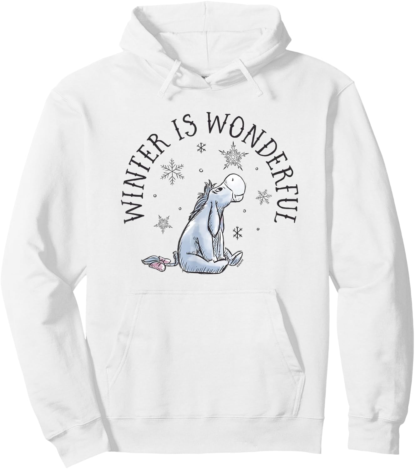 Eeyore - Winter Is Wonderful Hoodie - Hoodie | White