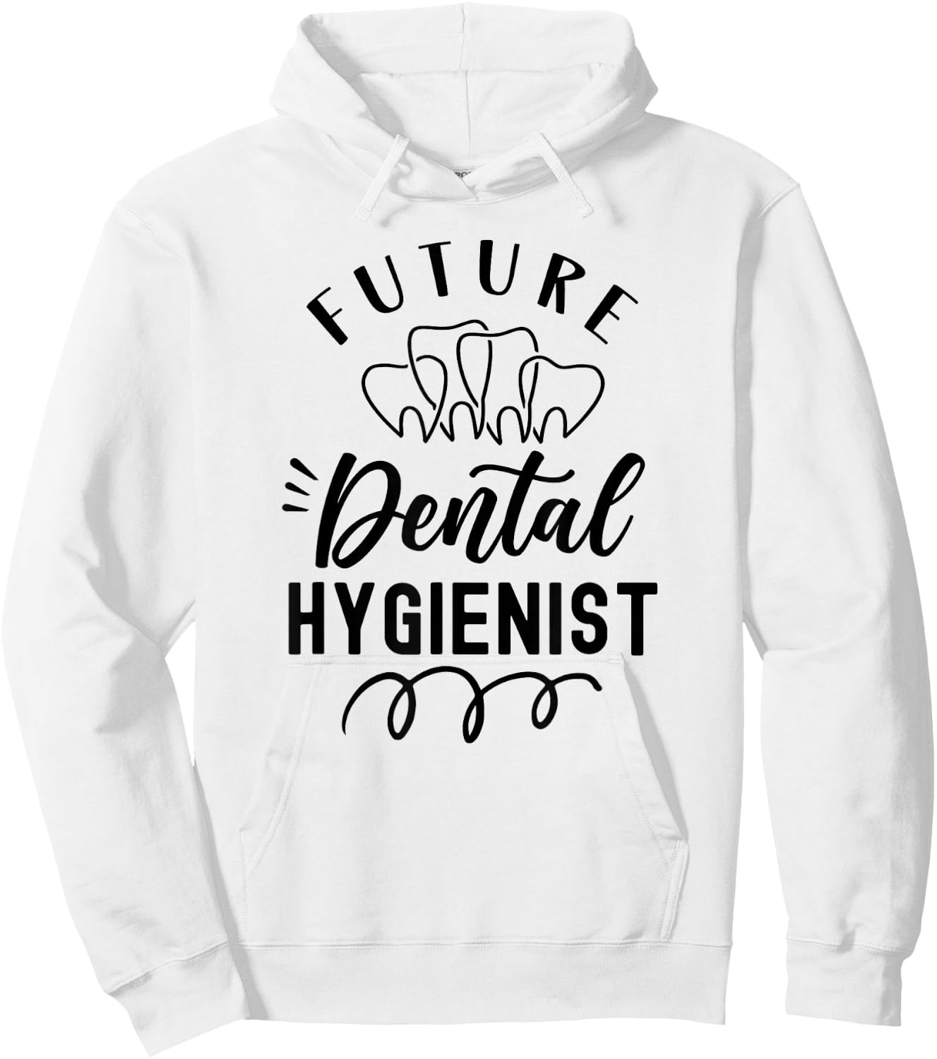 Future Dental Hygienist Clinic Dentist Hygiene Team Hoodie - Hoodie | White