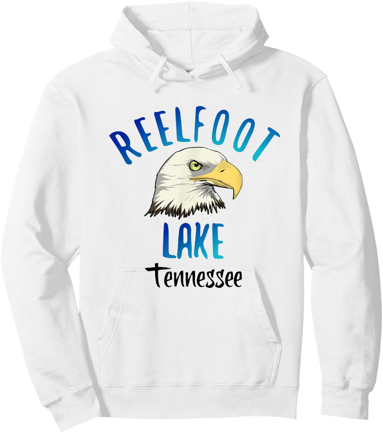 Reelfoot Lake State Park Tennessee Bald Eagle Hoodie - Hoodie | White