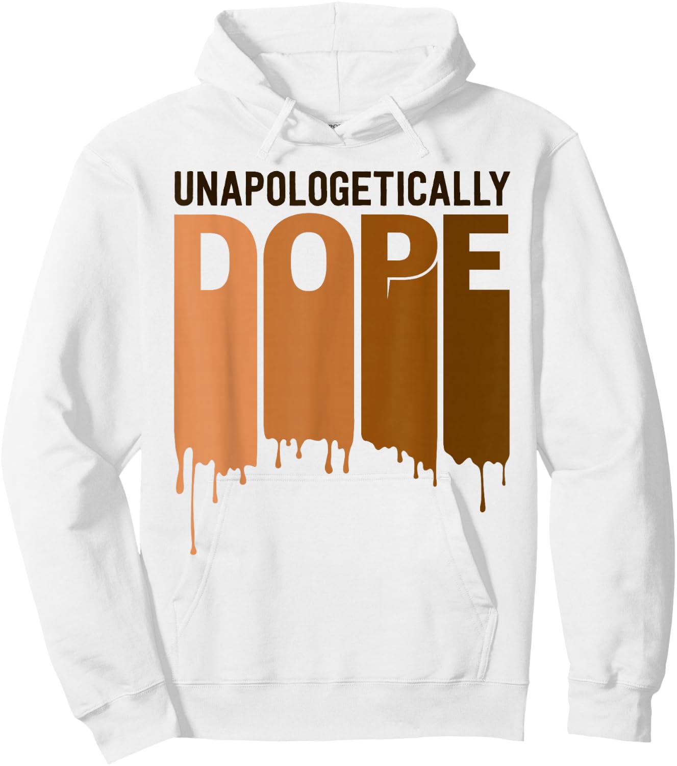 Unapologetically Dope Melanin Poppin Proud Black Women Small Hoodie - Hoodie | White