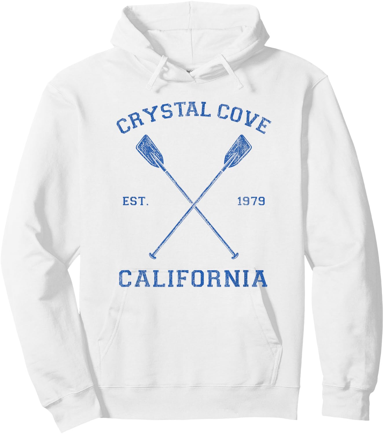 Vintage Crystal Cove Vacation Hoodie - Hoodie | White