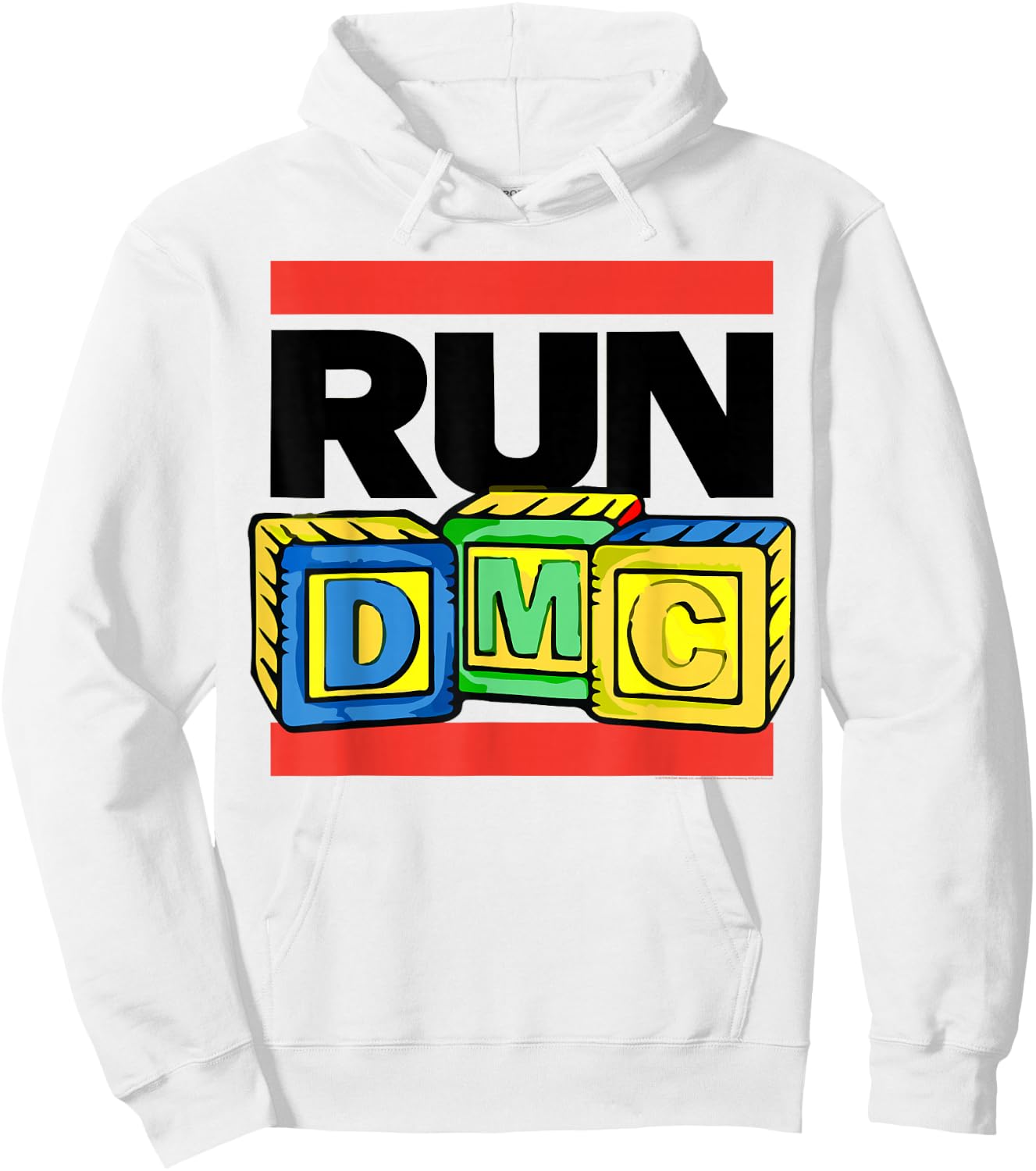 Run DMC Official Toy Blocks Hoodie - Hoodie | White
