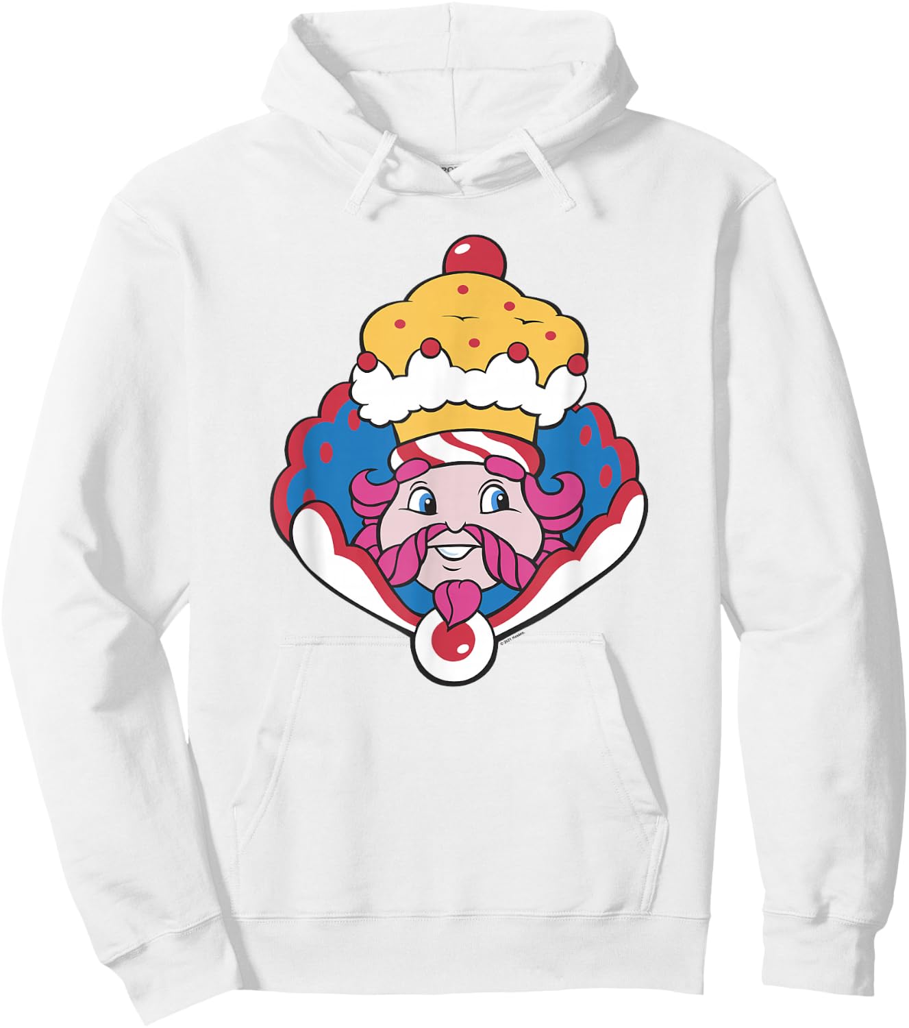 Candy Land Halloween King Kandy Big Face Hoodie - Hoodie | White