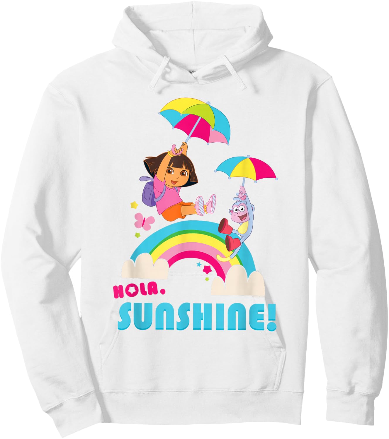 Dora The Explorer Hola Sunshine! Hoodie - Hoodie | White