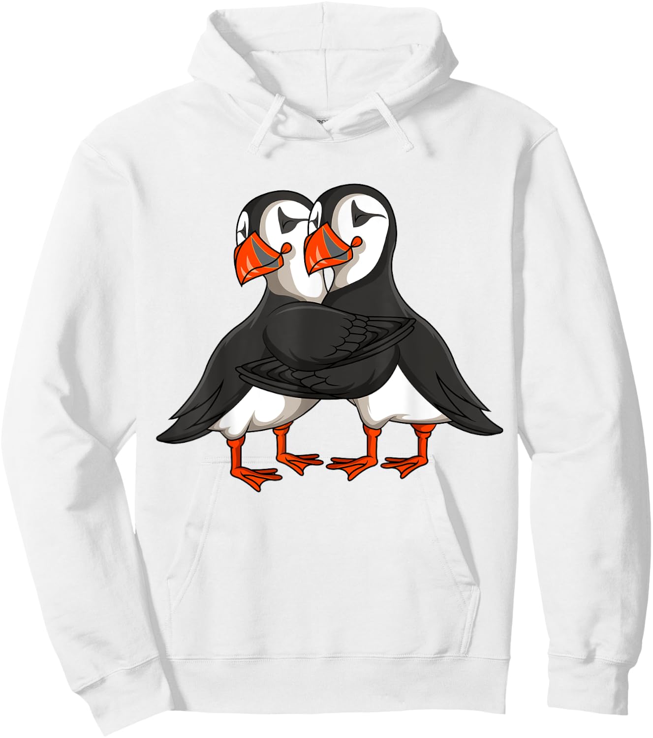 Puffin Lover Kids Girls Women Puffin Bird Hoodie - Hoodie | White