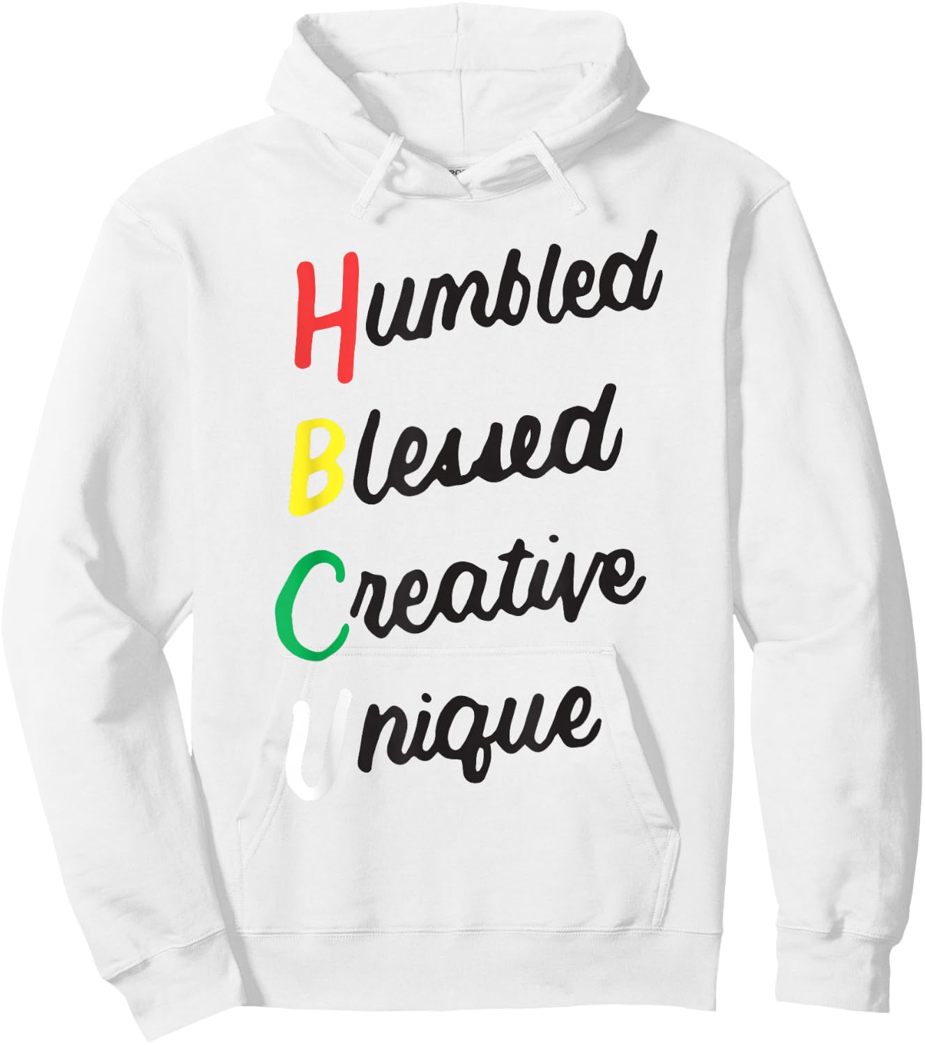 Historically Black Colleges and Universities Gifts HBCU Apparel African Humbled Blessed Creative Unique for -Adults, Kids, Grey, Small, Short Sleeve Hoodie - Hoodie | White