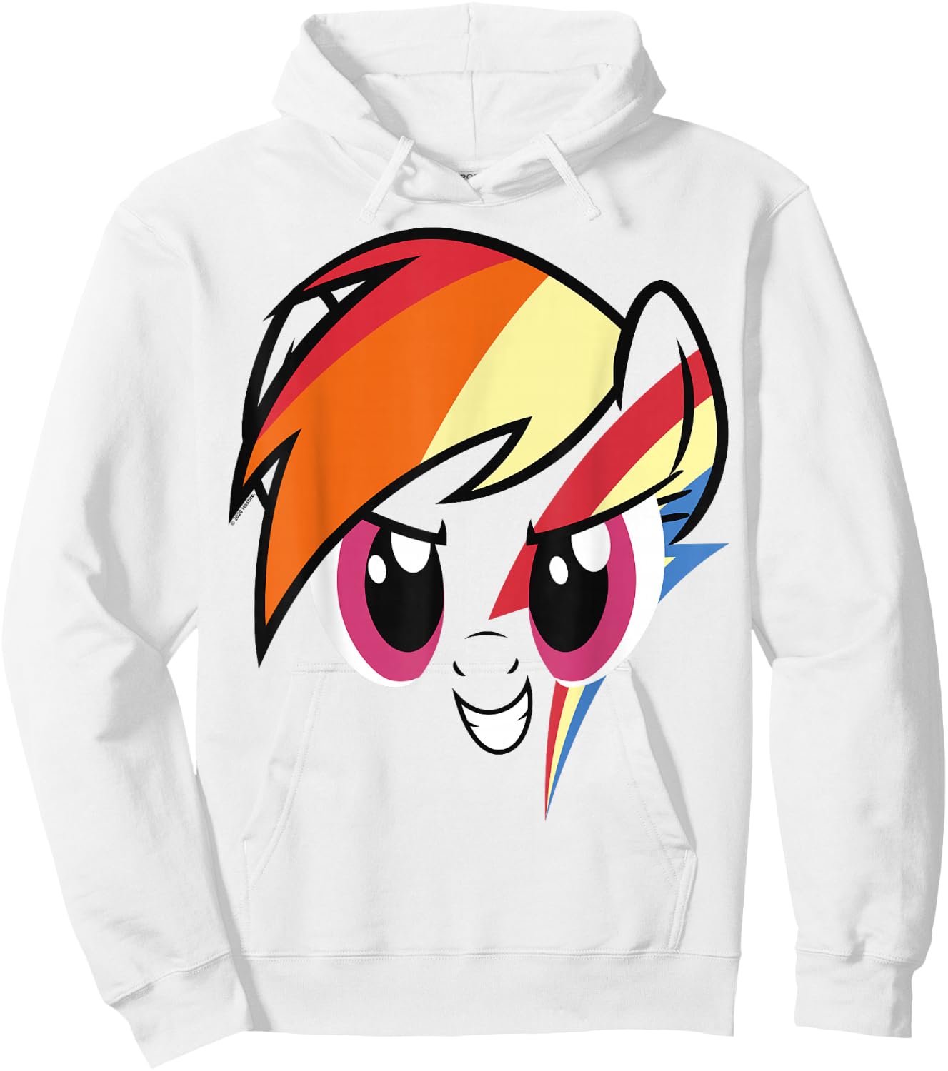 My Little Pony: Friendship is Magic Rainbow Dash Big Face Hoodie - Hoodie | White