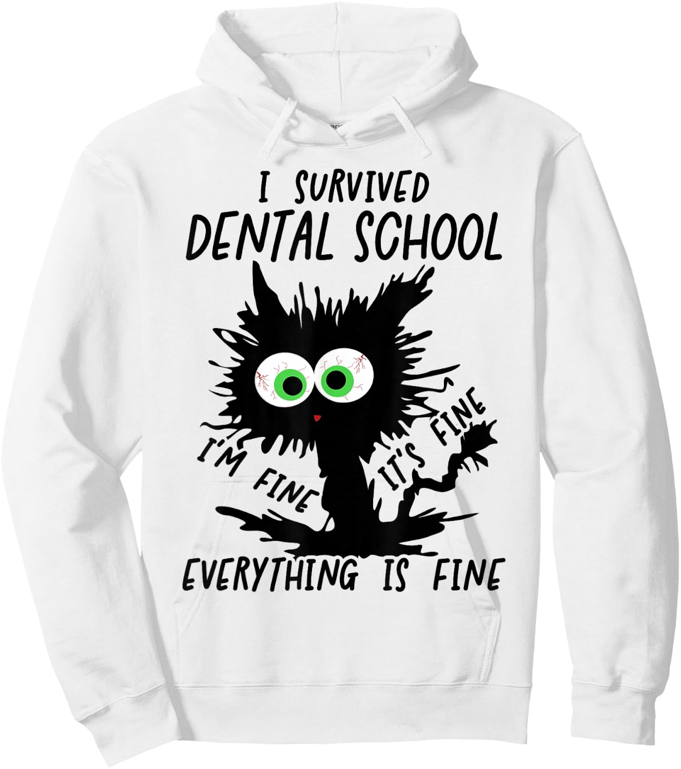 I Survived Dental School Graduation 2026 2027 Hoodie - Hoodie | White