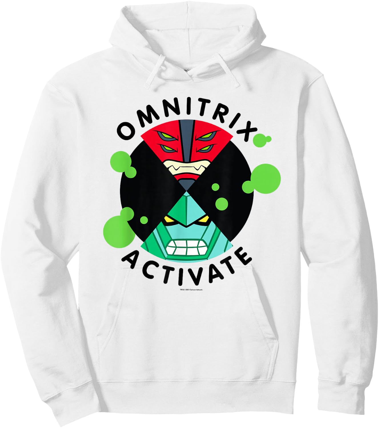 Ben 10 Omnitrix Activate Hoodie - Hoodie | White