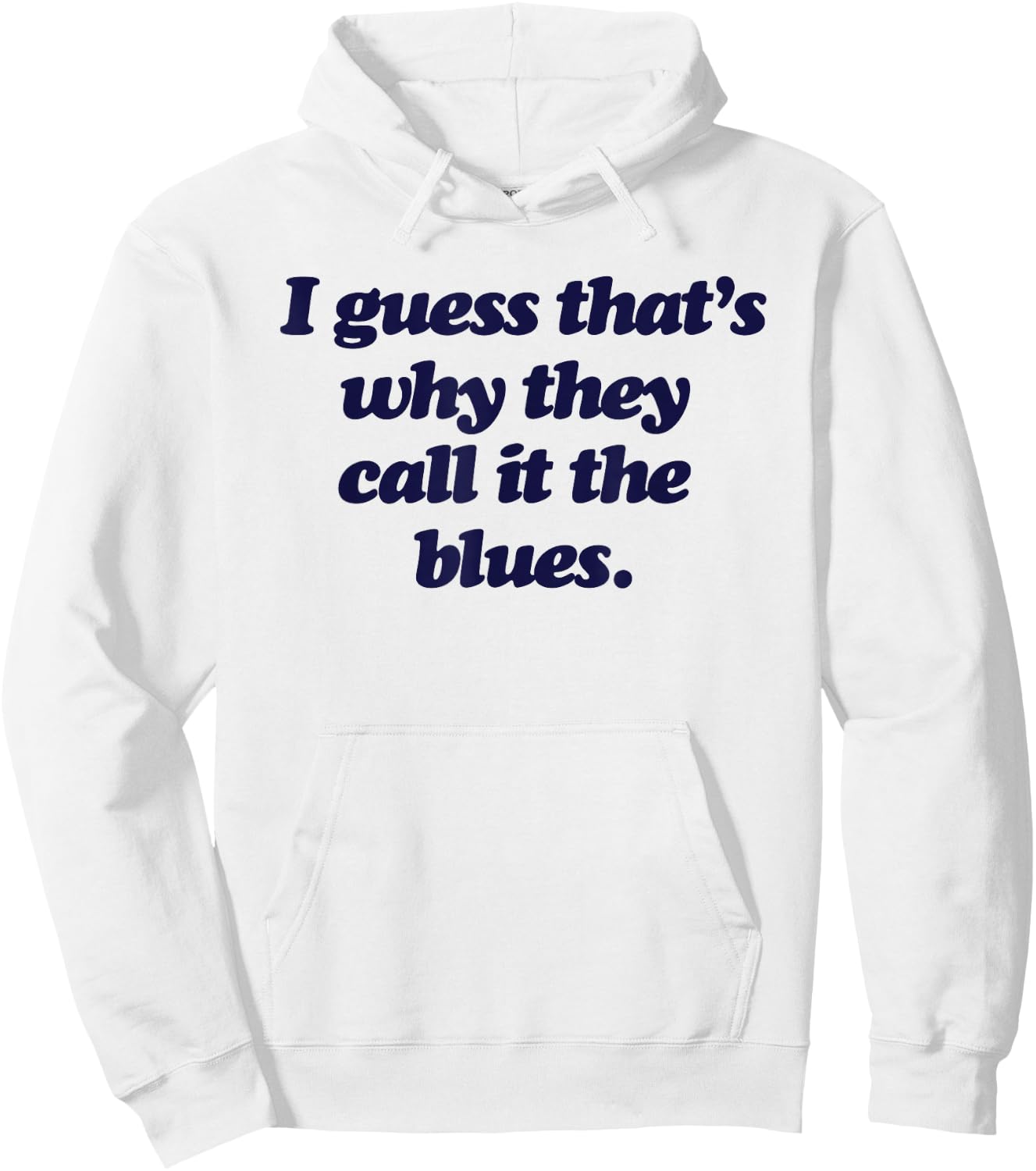 Elton John Official Why They Call It The Blues Hoodie - Hoodie | White
