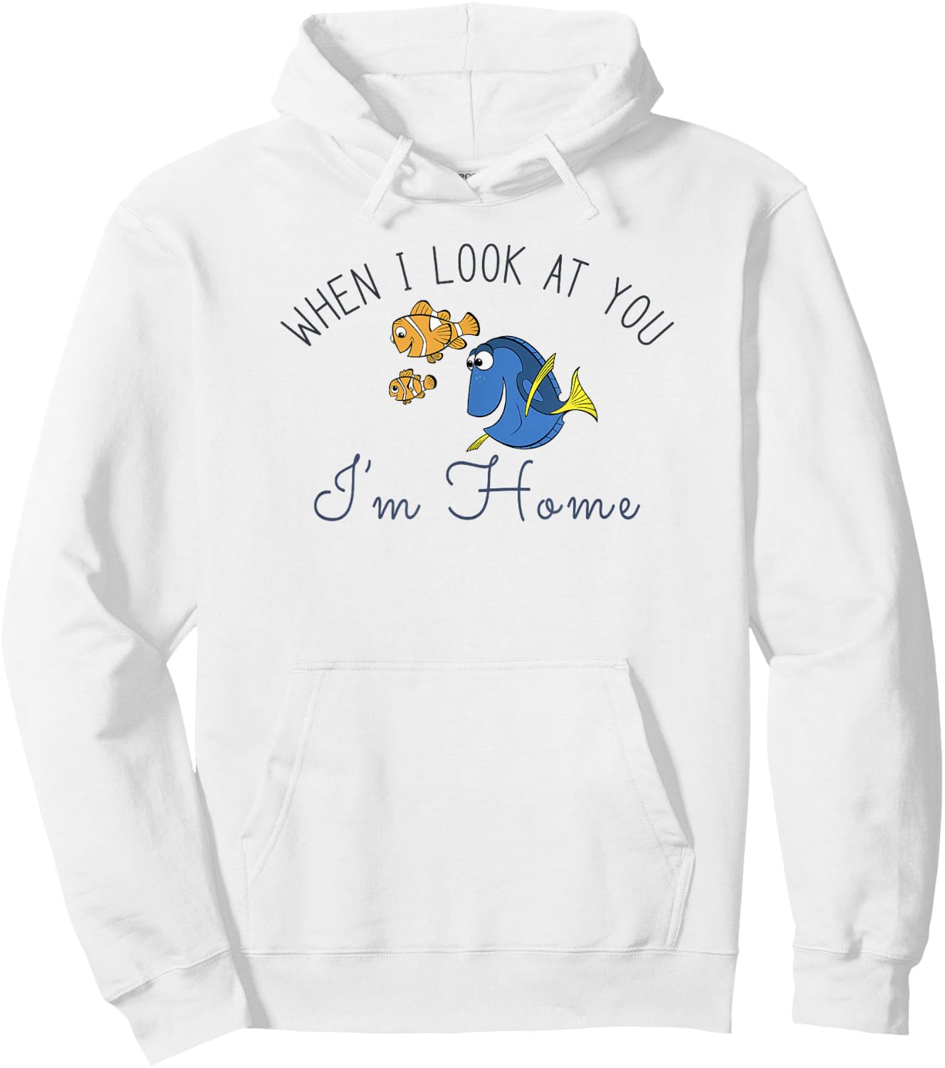 Disney Pixar Finding Nemo Group Shot Home With You Hoodie - Hoodie | White