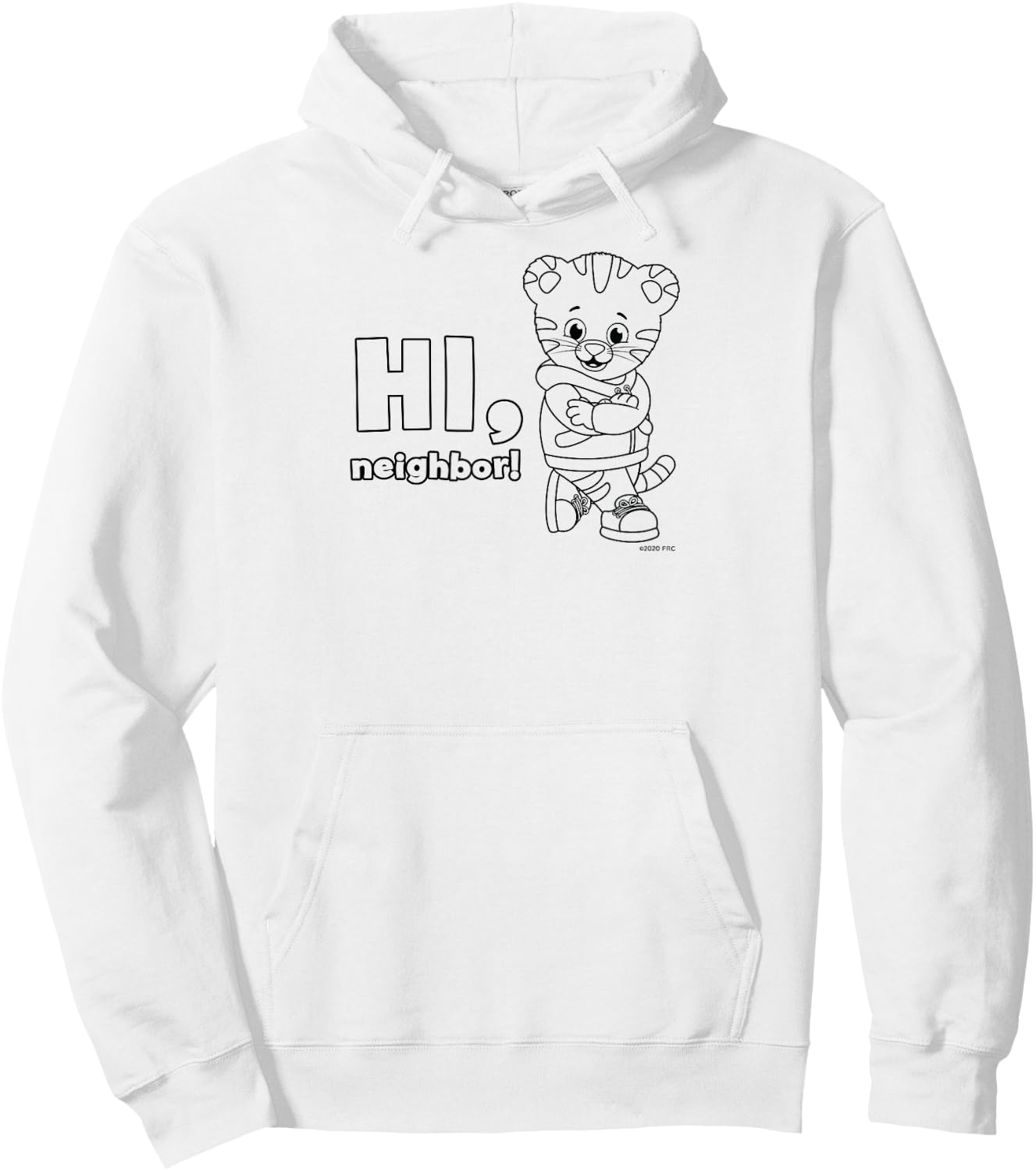 Daniel Tiger's Neighborhood: Hi, Neighbor (Light Shirt) Hoodie - Hoodie | White