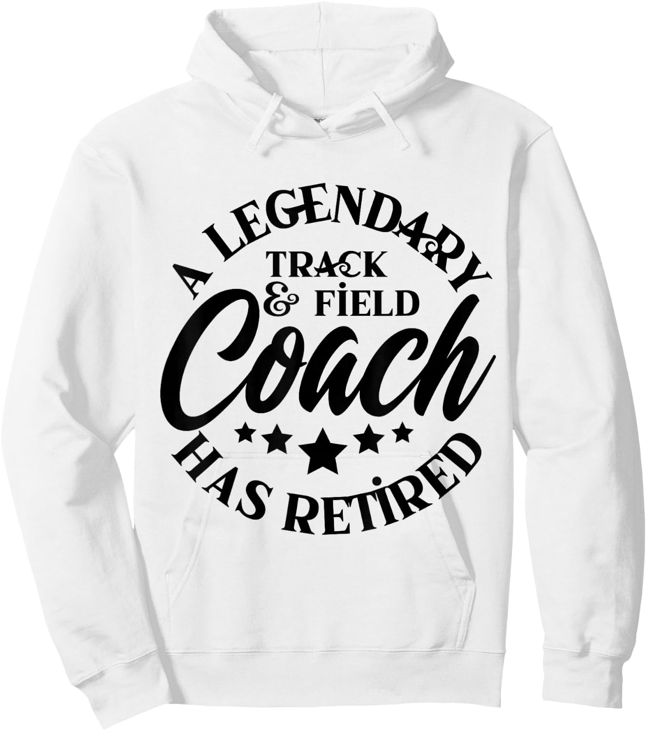 Retired Track & Field Coach Class 2022 2023 Retirement Men Hoodie - Hoodie | White