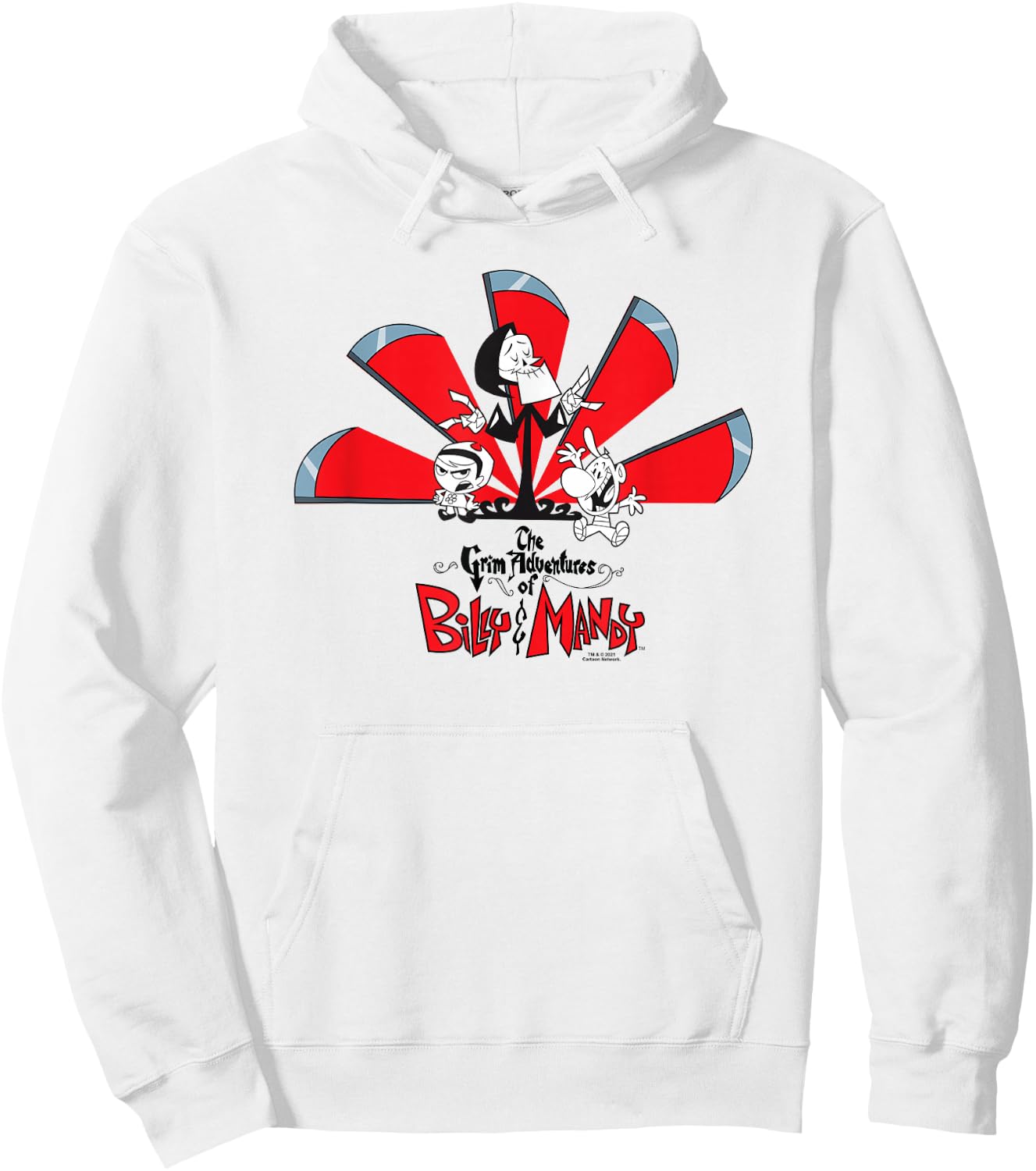 The Grim Adventures of Billy & Mandy Grim, Mandy & Billy Hoodie - Hoodie | White