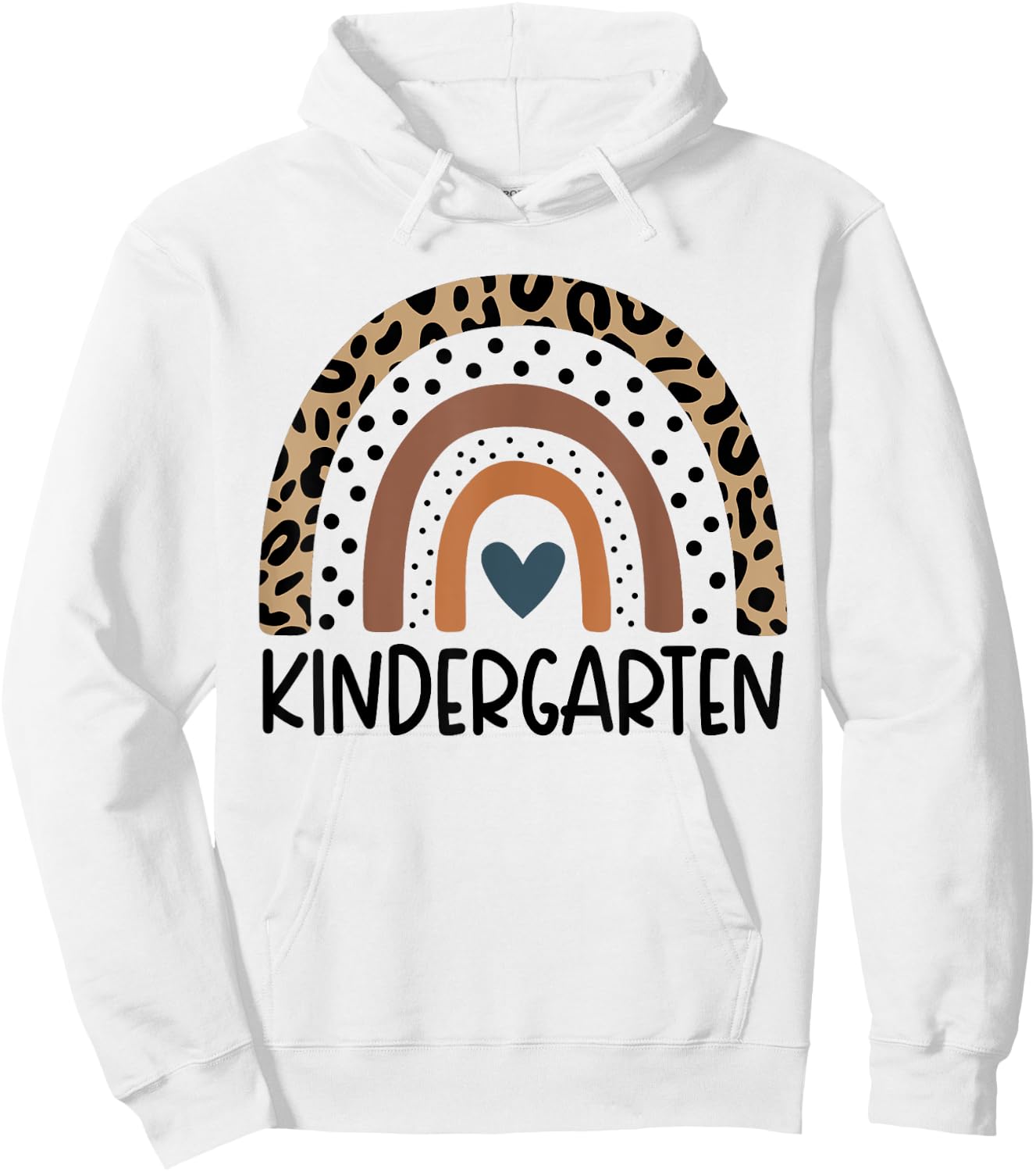 Kindergarten Rainbow teacher Welcome Back To School Teacher Hoodie - Hoodie | White