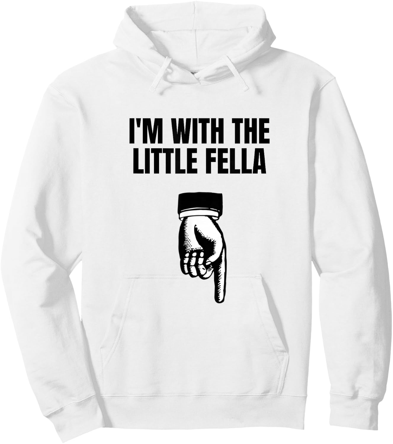 I'm with The Little Fella Embarrassing Vacation Swap Hoodie - Hoodie | White