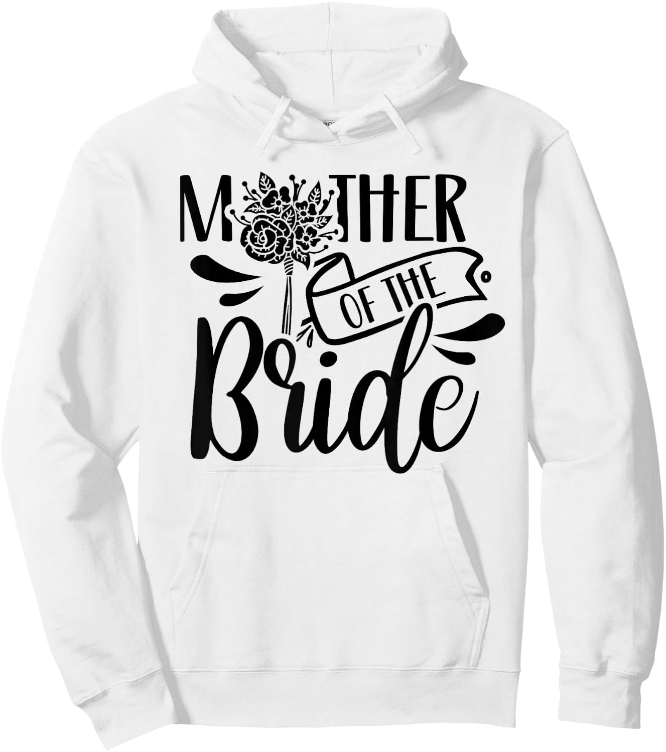Mother Of The Bride Bachelorette Cute Party Wedding Mom Hoodie - Hoodie | White