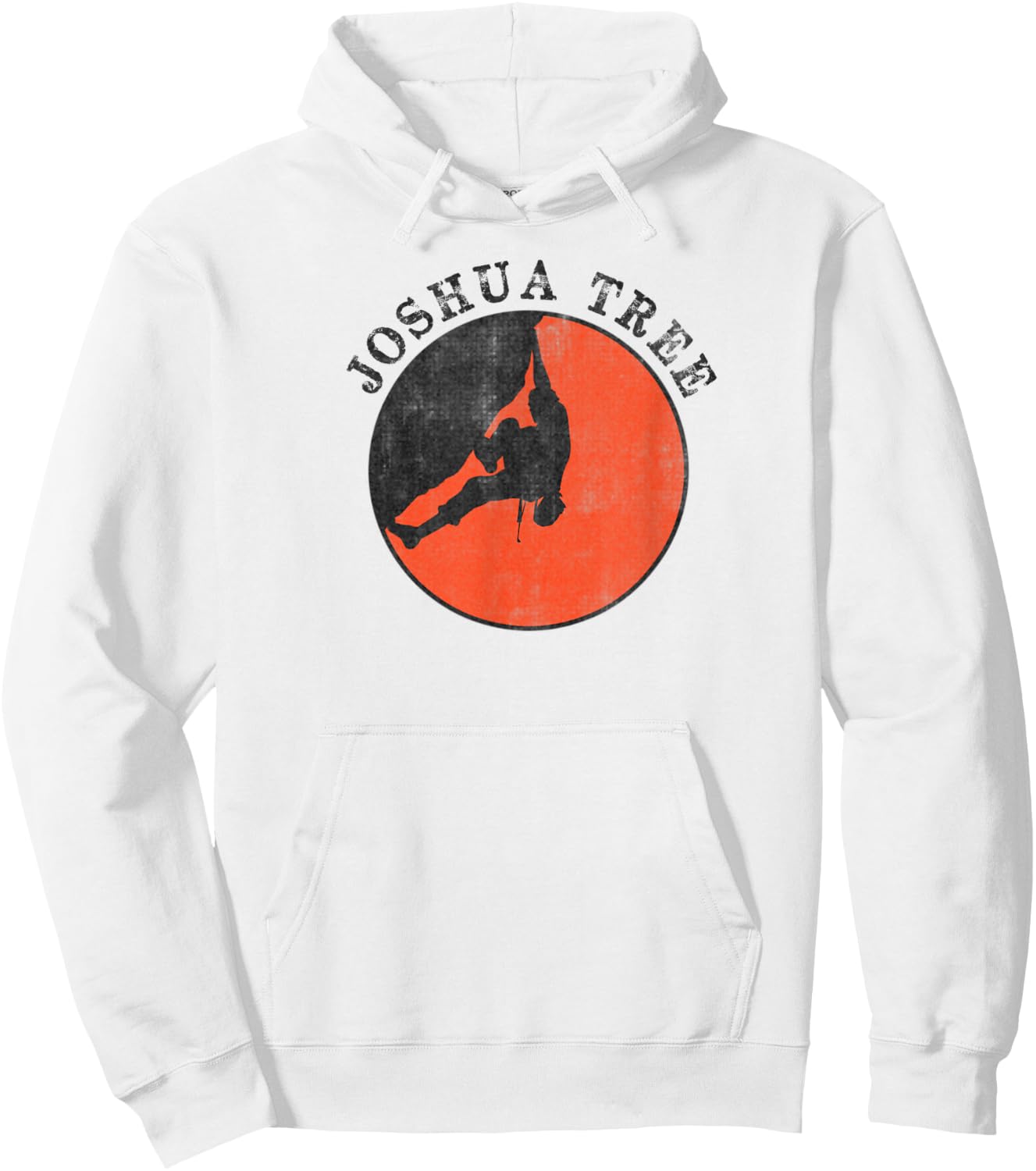 JOSHUA TREE Distressed Bouldering Rock Climbing Hoodie - Hoodie | White