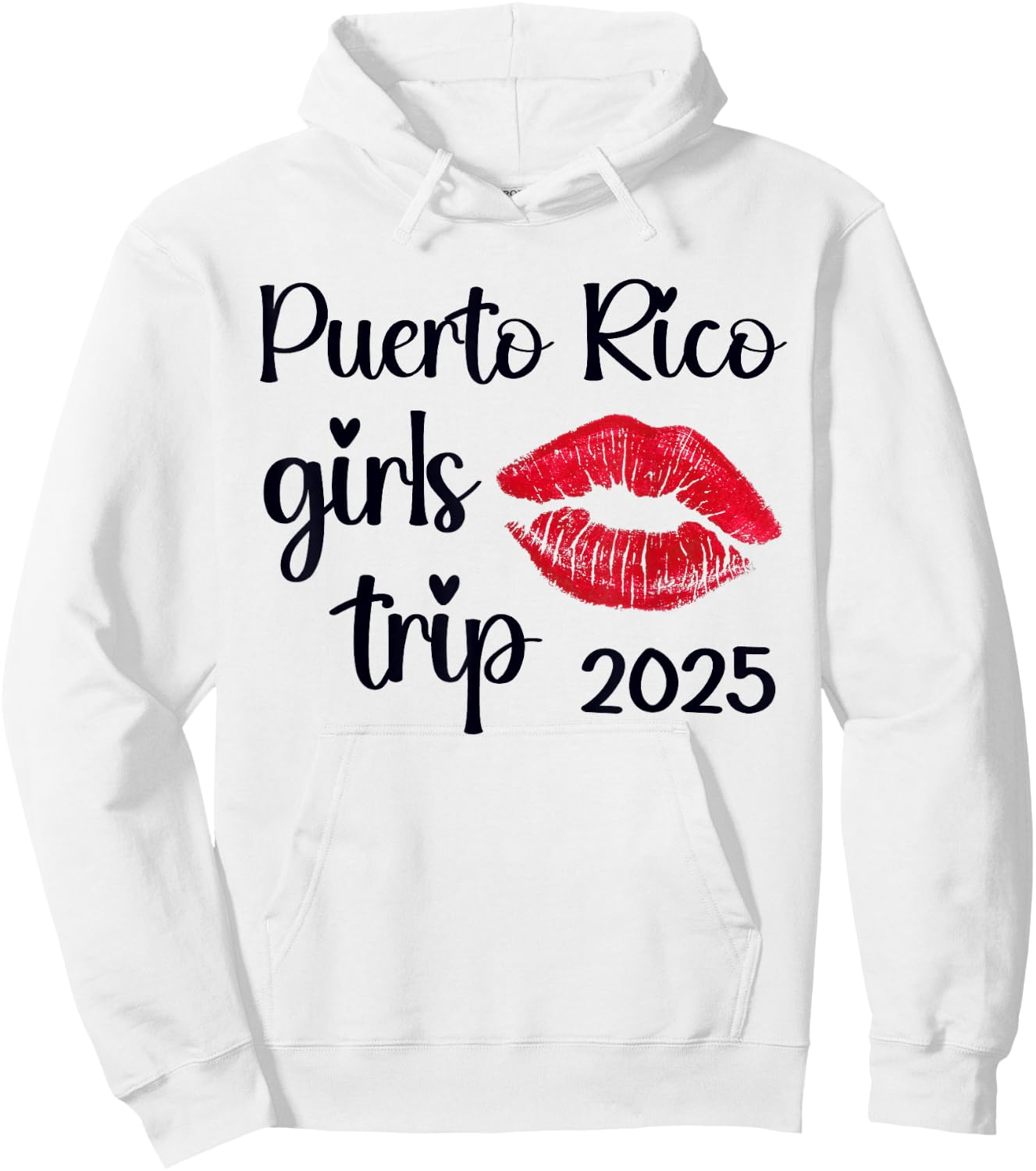 Girls Trip 2025 Puerto Rico Weekend Summer Vacation Hoodie - Hoodie | White