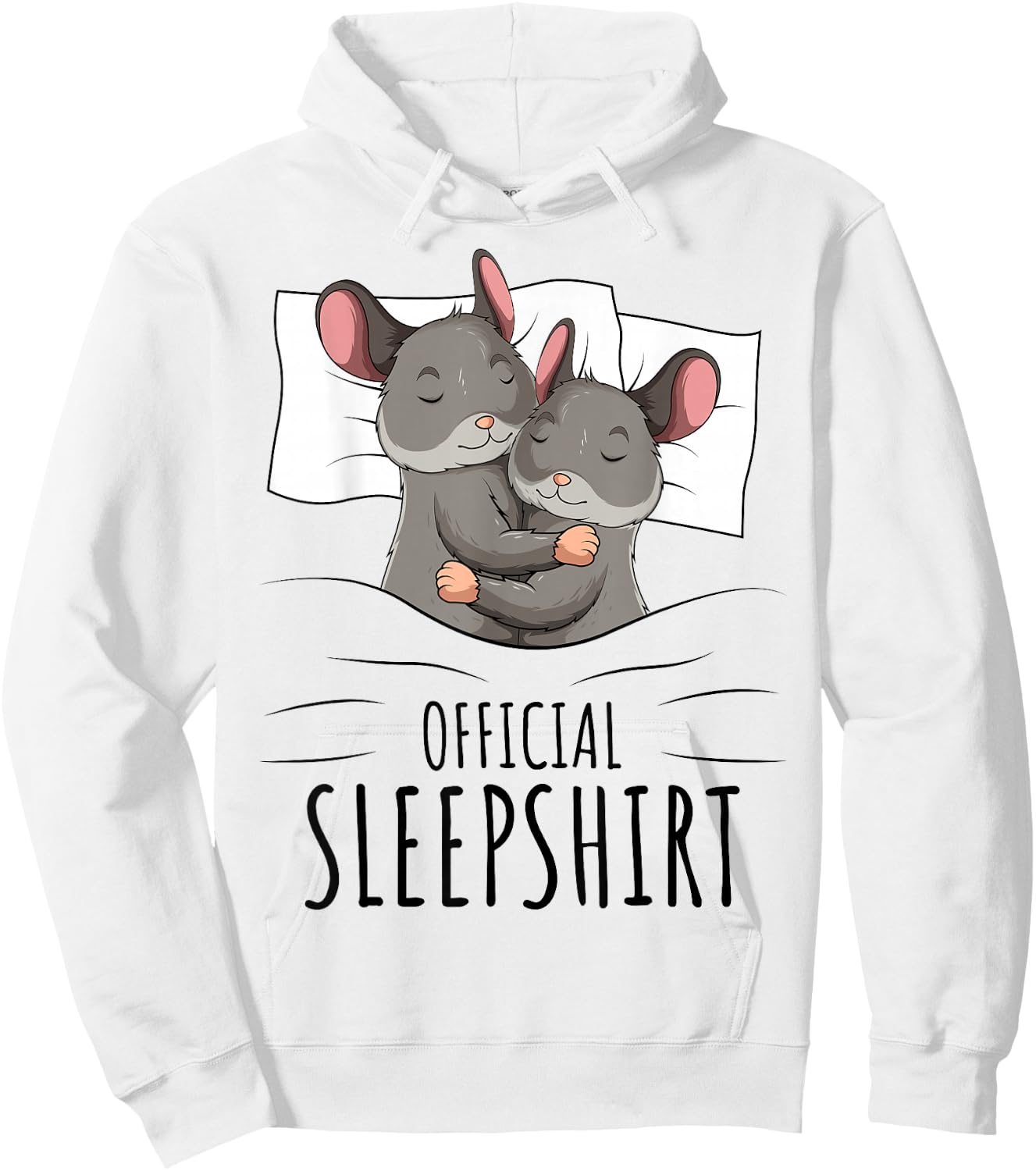 Chinchilla Official Sleepshirt Hoodie - Hoodie | White