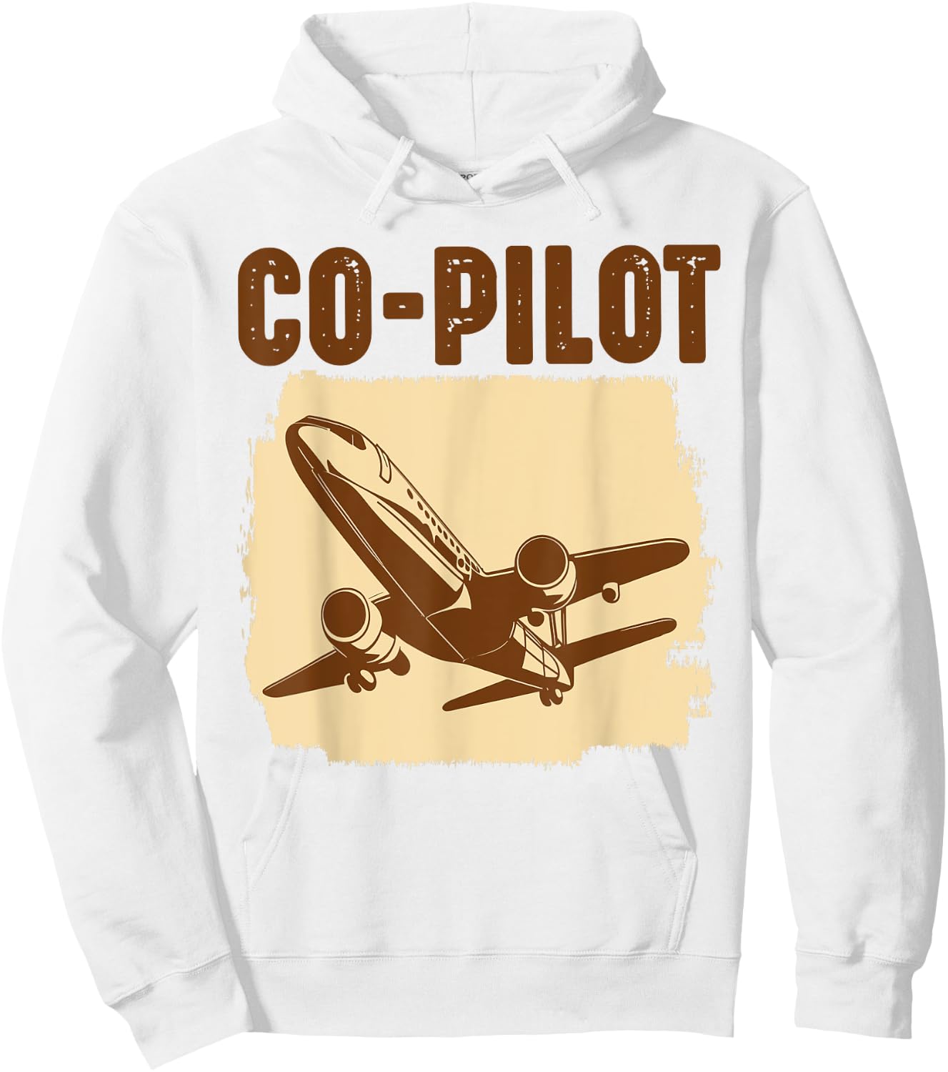 Vintage Airplane Party Airline Pilot Aircraft Captain Co-Pil Hoodie - Hoodie | White