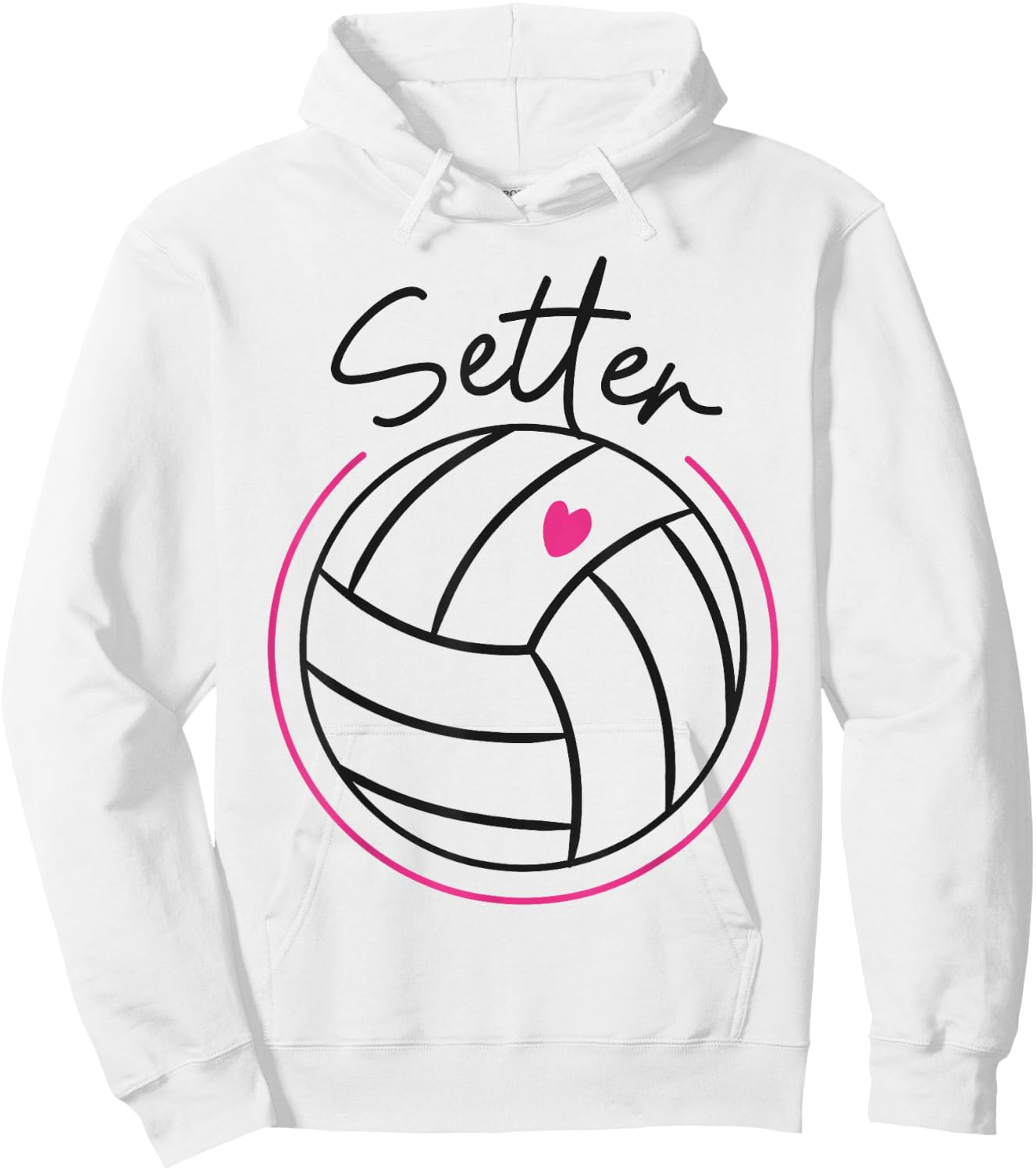 Volleyball Player Team Setter Hoodie - Hoodie | White