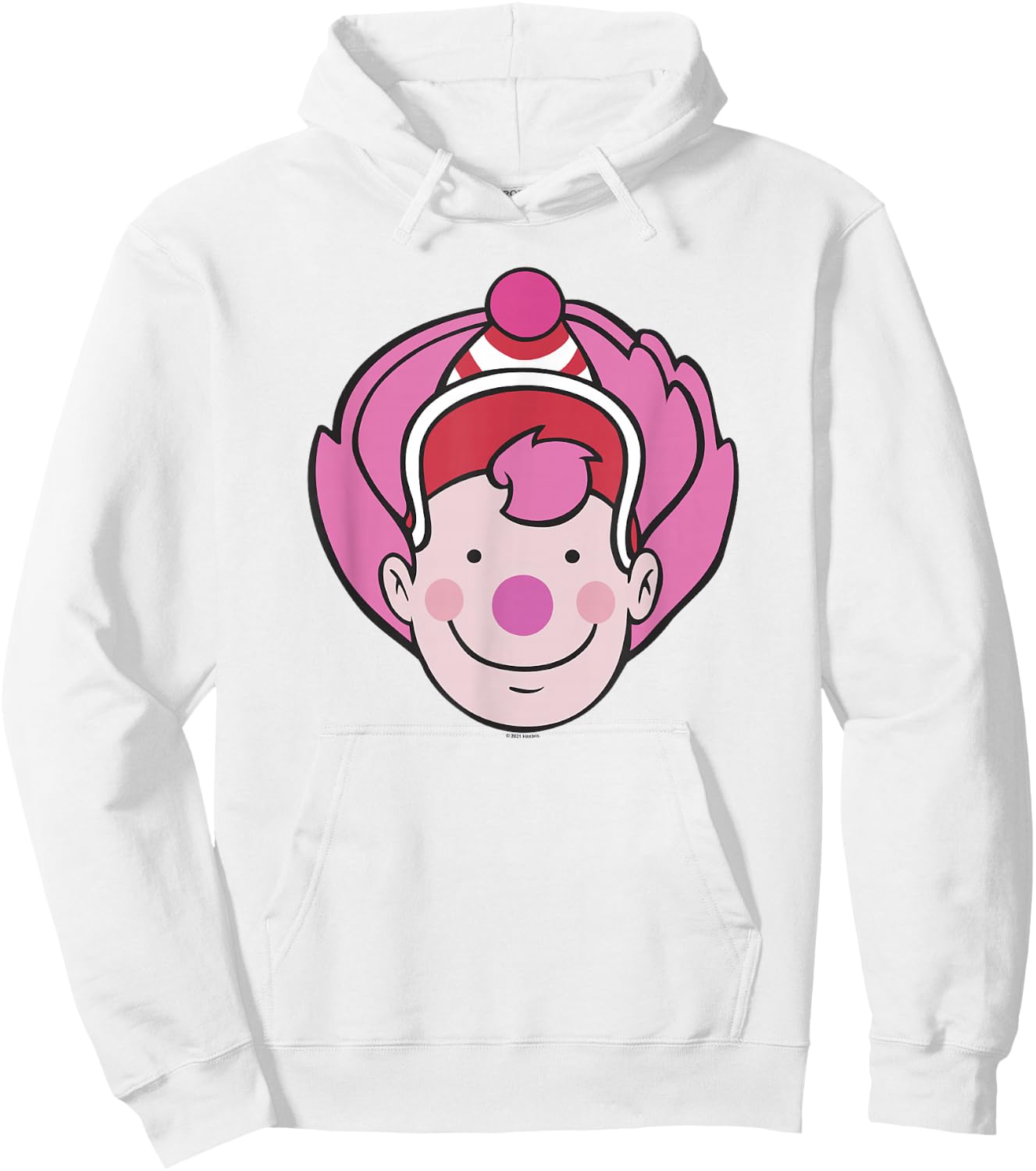 Candy Land Halloween Mr. Mint Big Face Hoodie - Hoodie | White