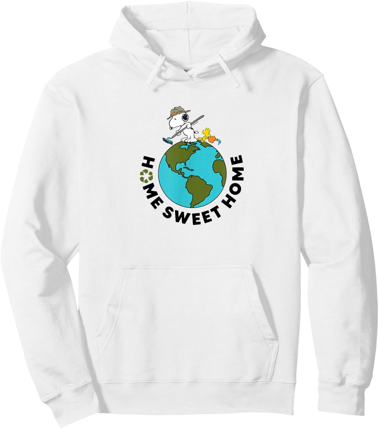 Peanuts - Earth Day Snoopy Home Sweet Home Hoodie - Hoodie | White